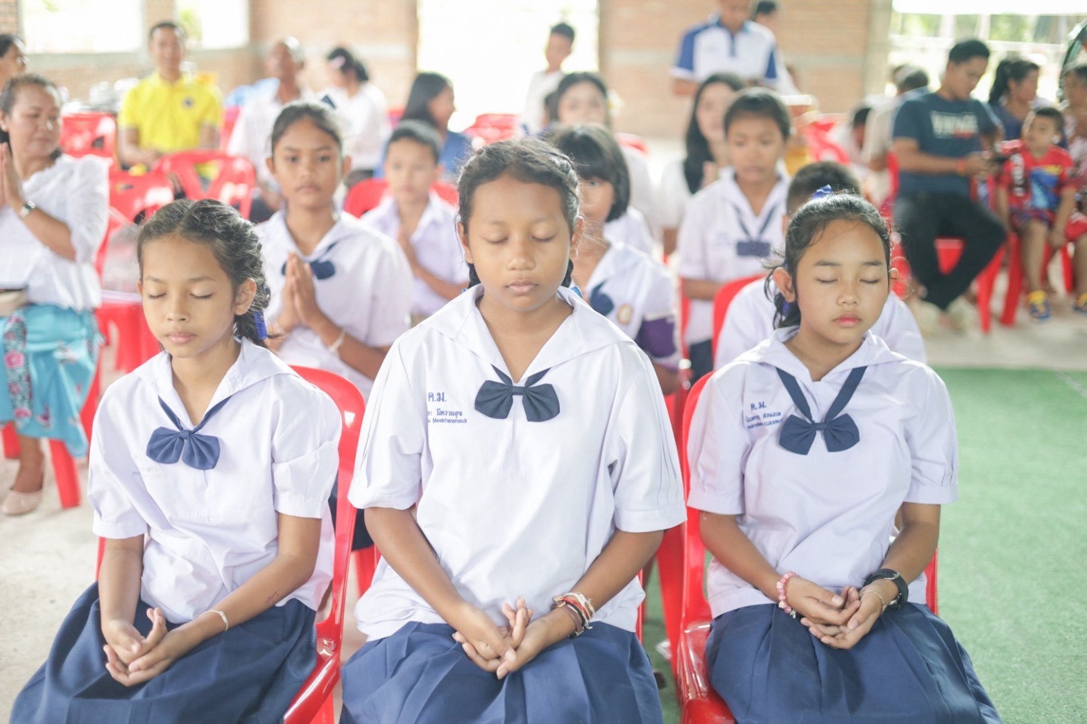 ภาพร่วมพิธีกรรมวัดเฉลิมพนมเขต