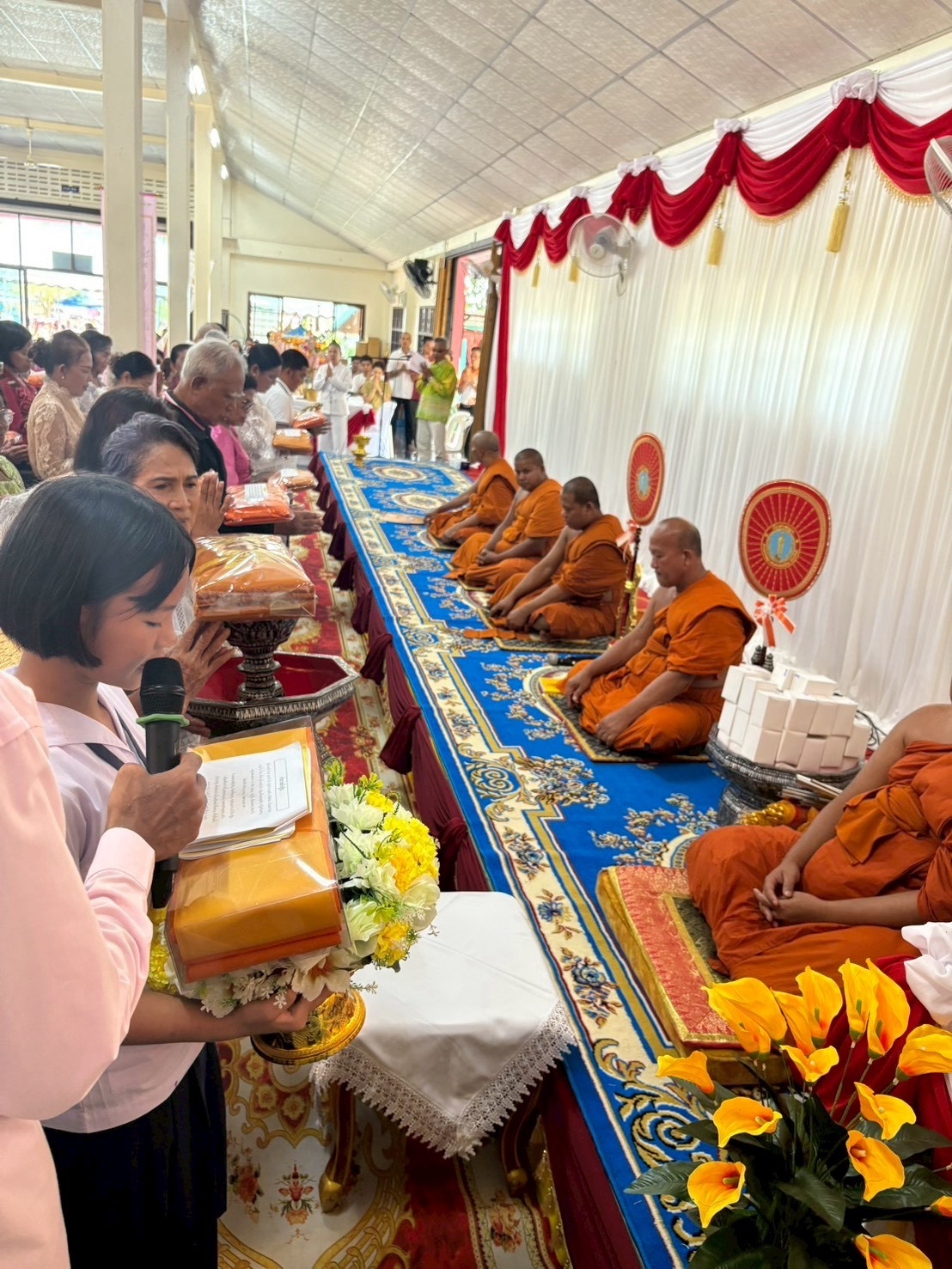 ภาพกล่าวคำถวายกฐินวัดท่าพญา