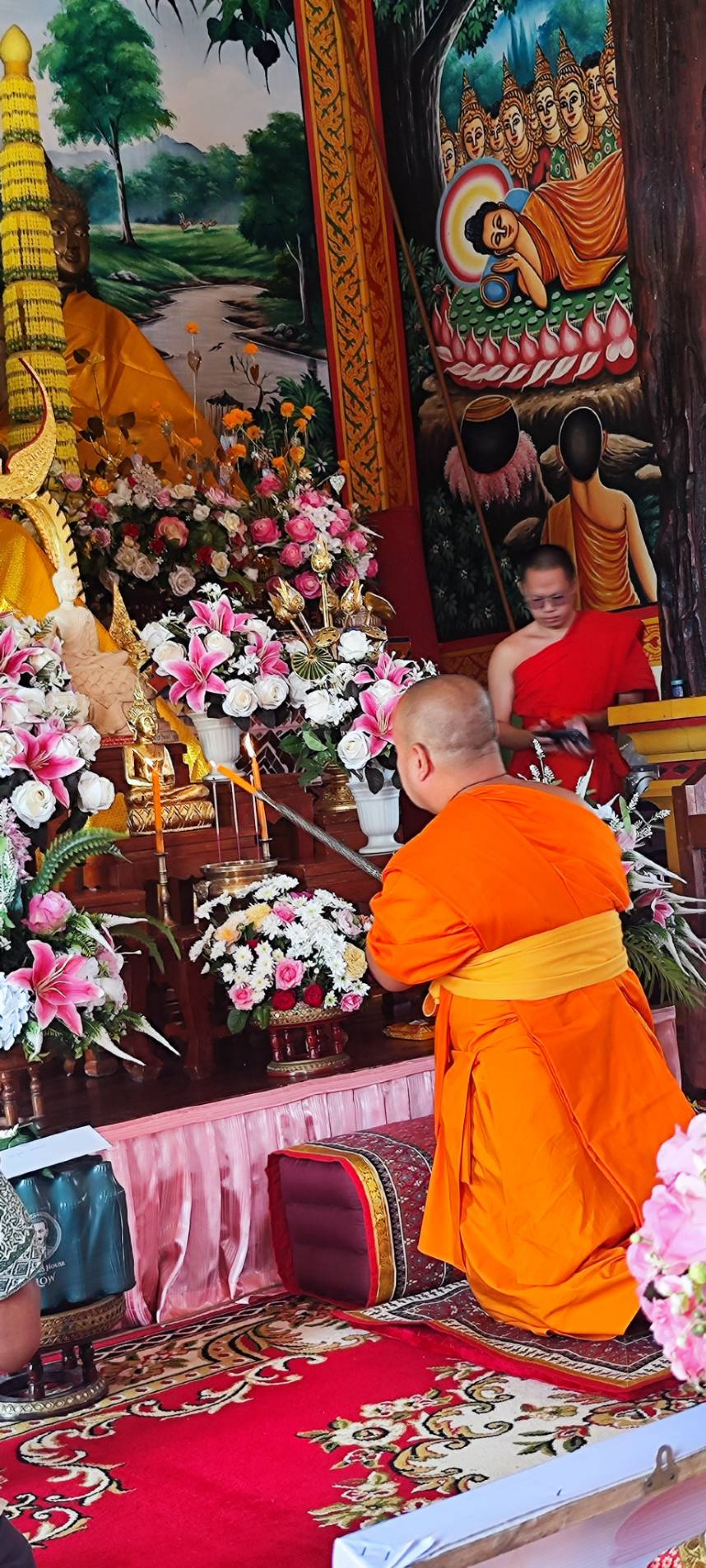 ภาพร่วมพิธีกรรมวัดเด่นสามัคคี