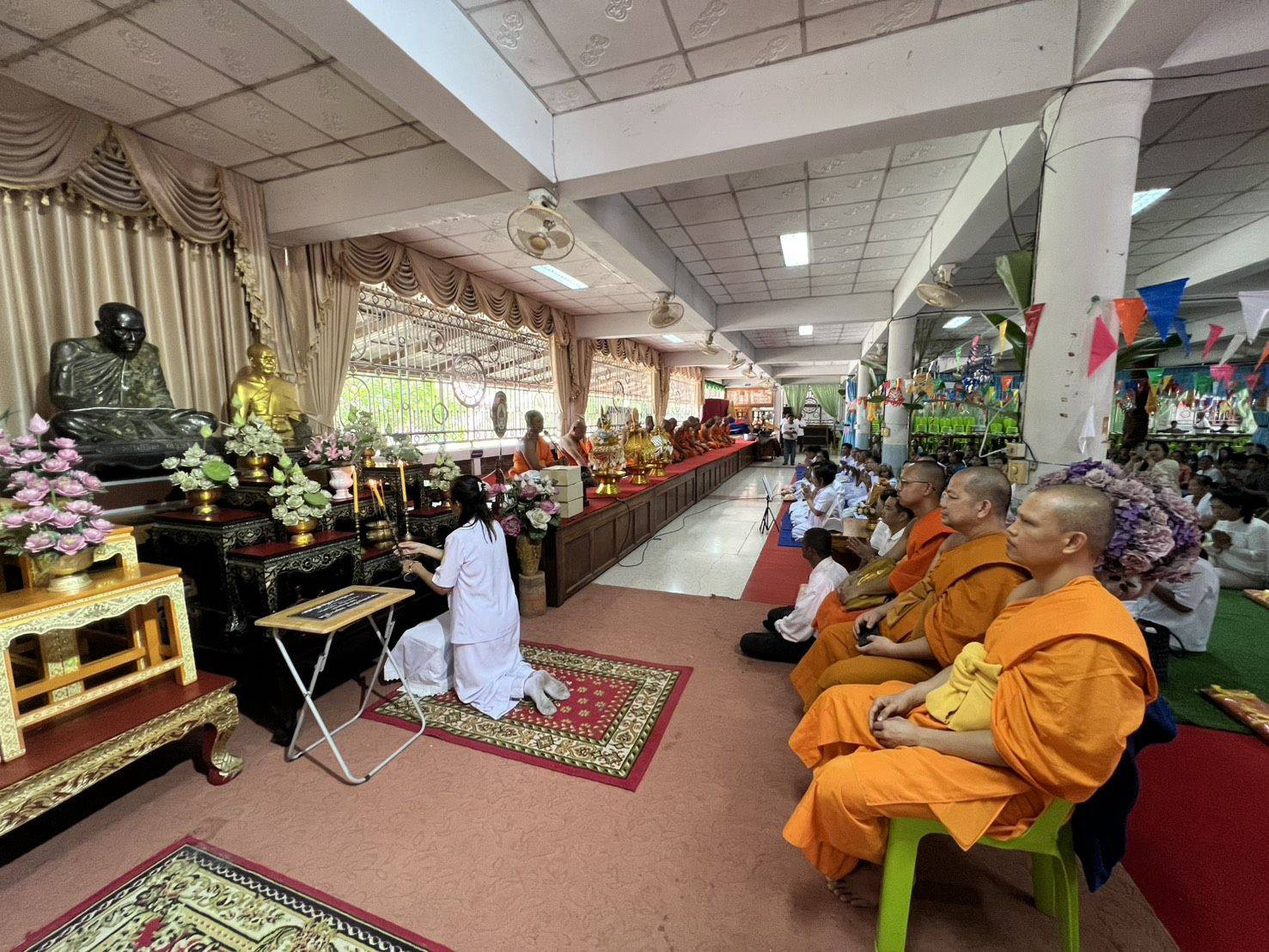 ภาพร่วมพิธีกรรมวัดสำนักขุนเณร