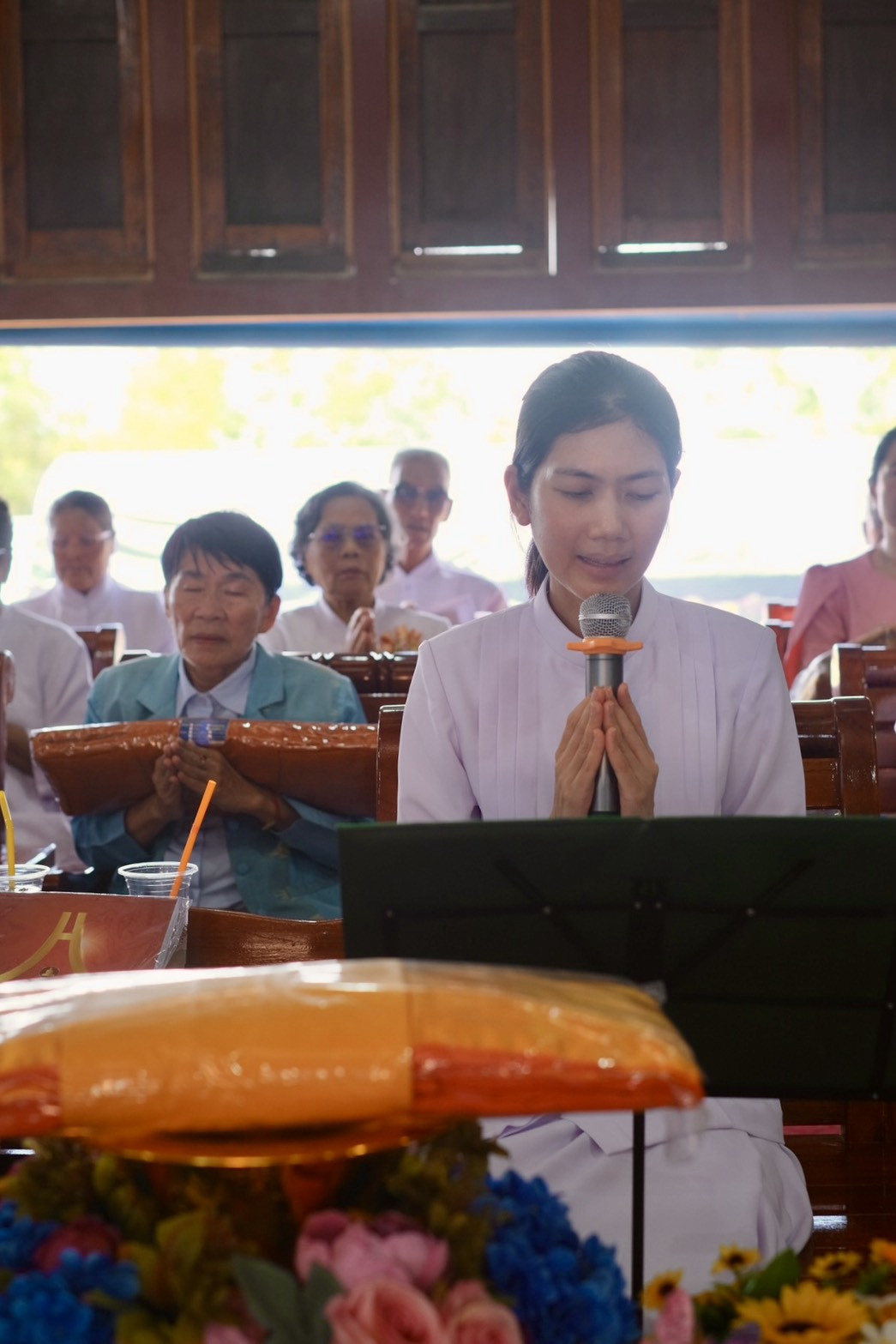 ภาพกล่าวคำถวายกฐินวัดสำโรง