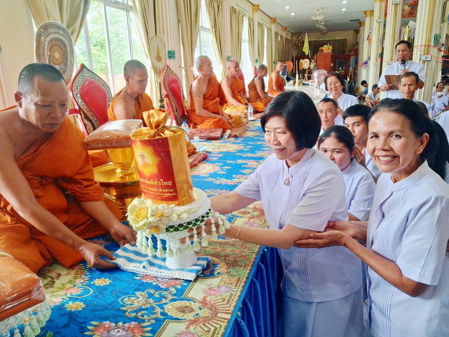 ภาพร่วมพิธีกรรมวัดหนองสะแกกวน