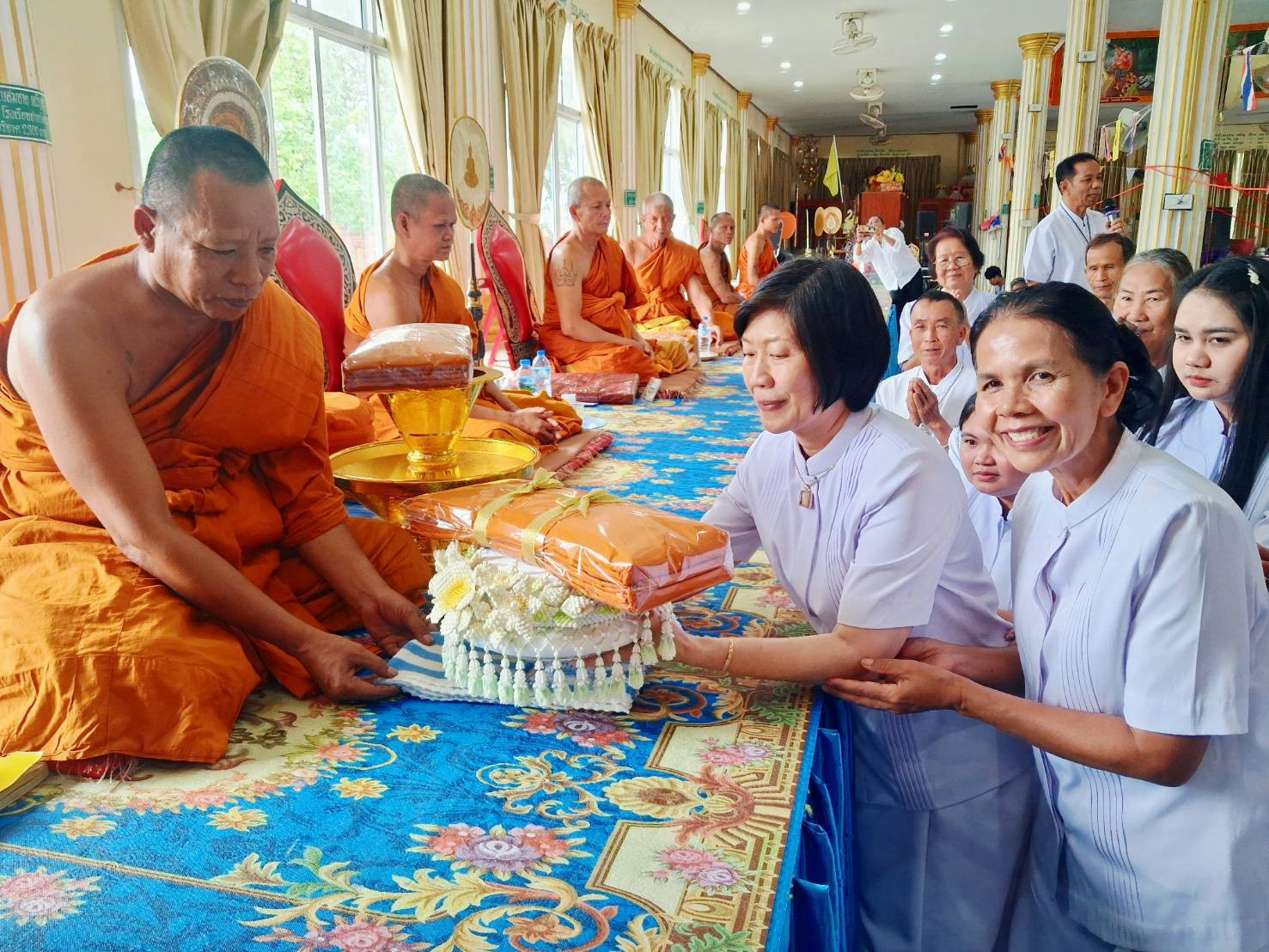 ภาพร่วมพิธีกรรมวัดหนองสะแกกวน