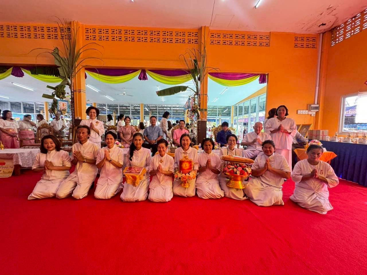 ภาพร่วมพิธีกรรมวัดยางเอน