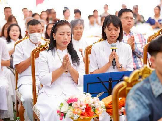 ภาพกล่าวคำถวายกฐินวัดเขาบางพระ