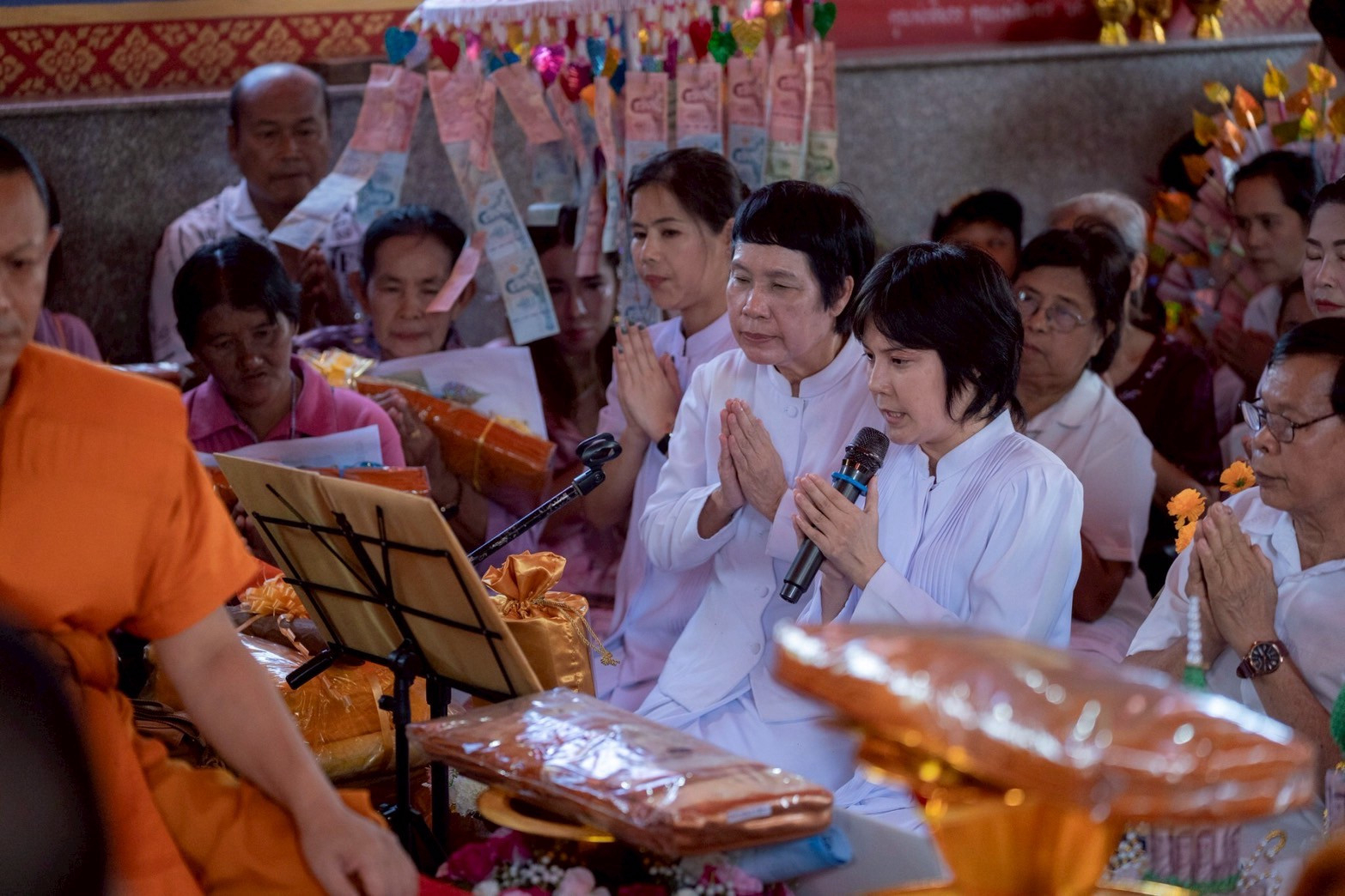 ภาพกล่าวคำถวายกฐินวัดหนองปรือ