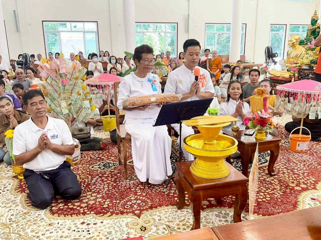 ภาพร่วมพิธีกรรมวัดเขาโป่งสะเก็ตพุฒาจารย์