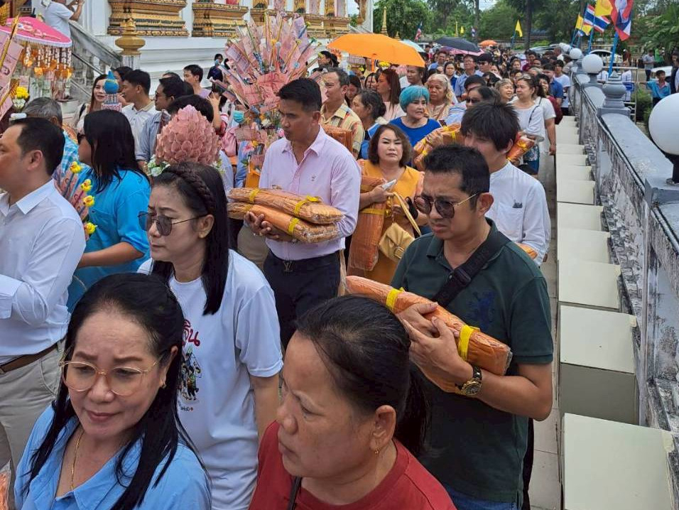 ภาพร่วมพิธีกรรมวัดหนองกระดูกควาย