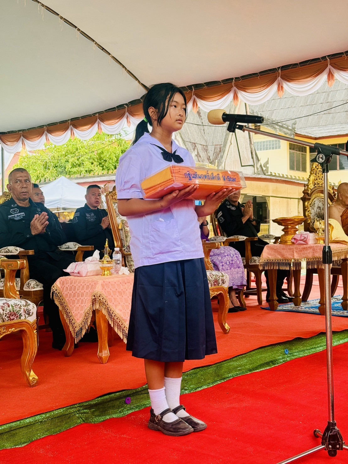 ภาพกล่าวคำถวายกฐินวัดจุฬามณี