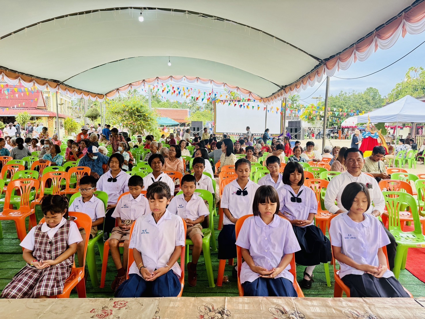 ภาพร่วมพิธีกรรมวัดจุฬามณี