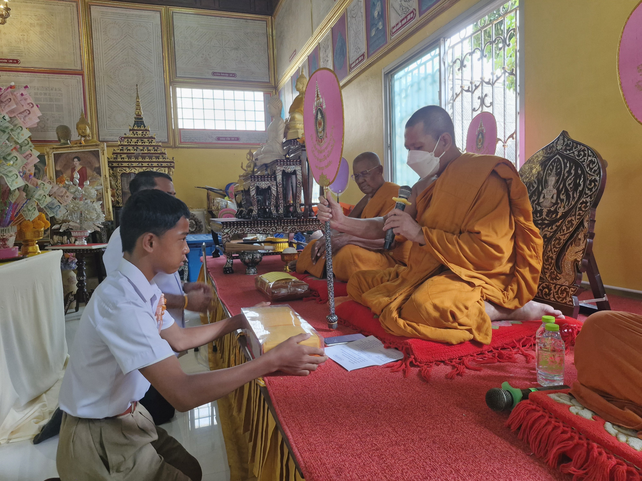 ภาพร่วมพิธีกรรมวัดโรงวาส