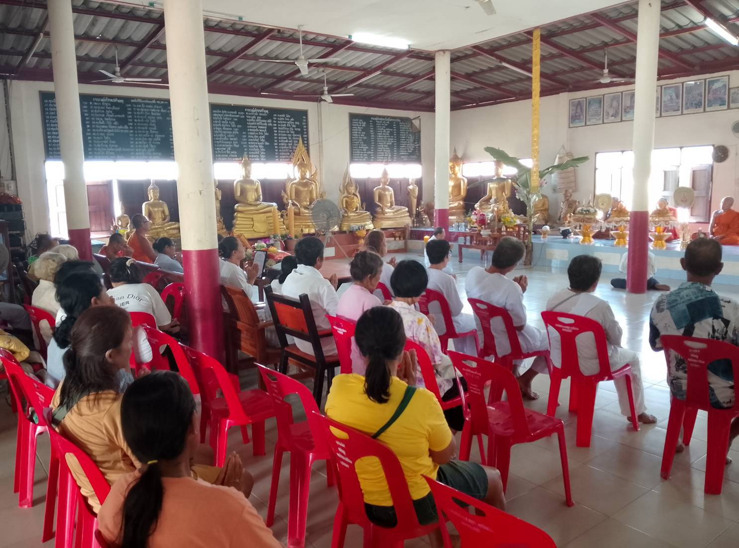 ภาพกล่าวคำถวายกฐินวัดพงษ์ใหญ่สัมฤทธิ์ผล