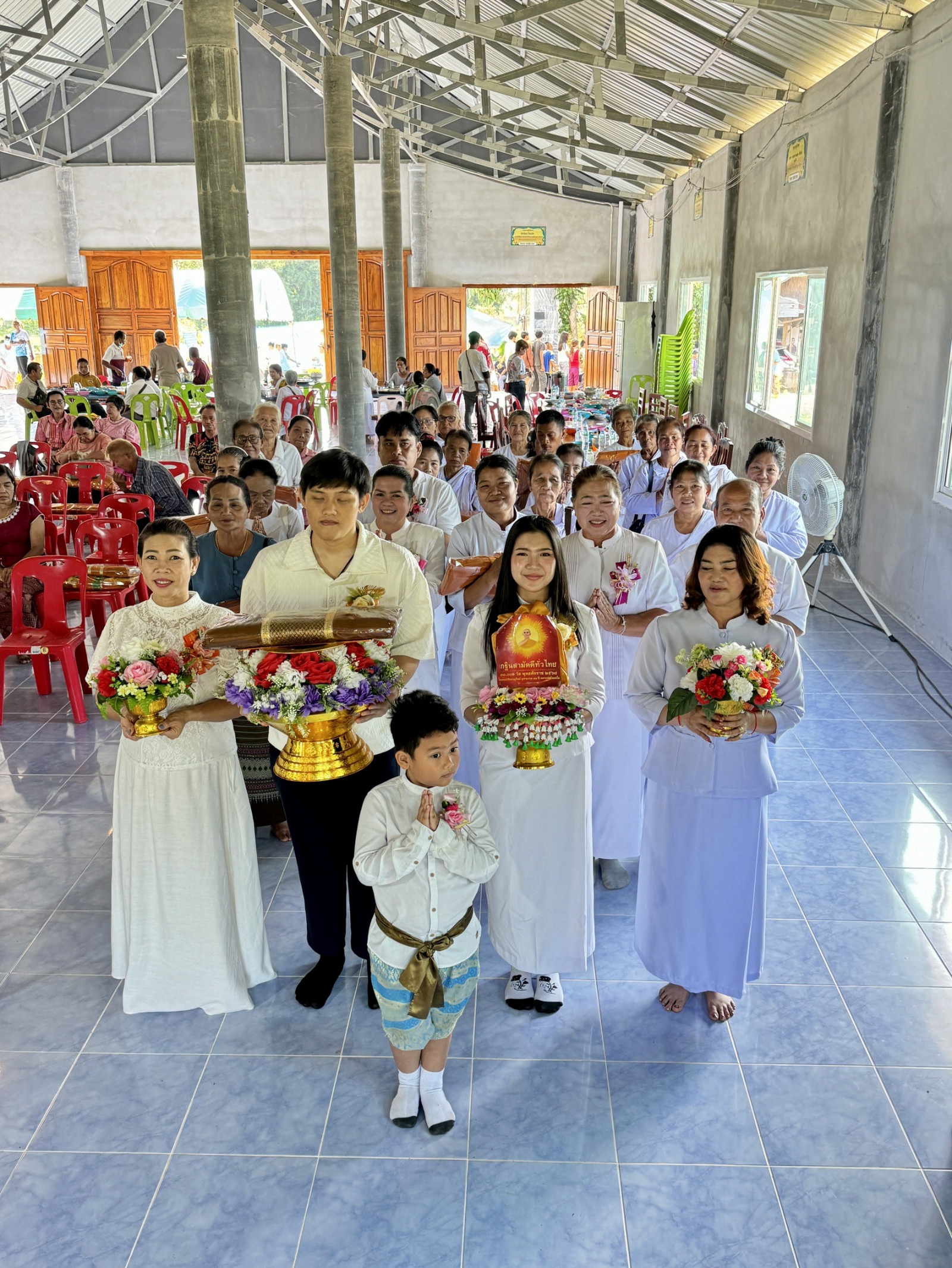 ภาพร่วมพิธีกรรมที่พักสงฆ์สงบสุข