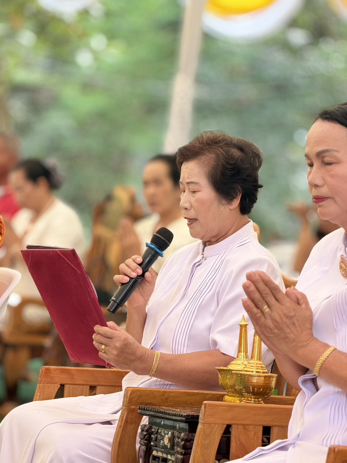 ภาพกล่าวคำถวายกฐินวัดอรัญญา