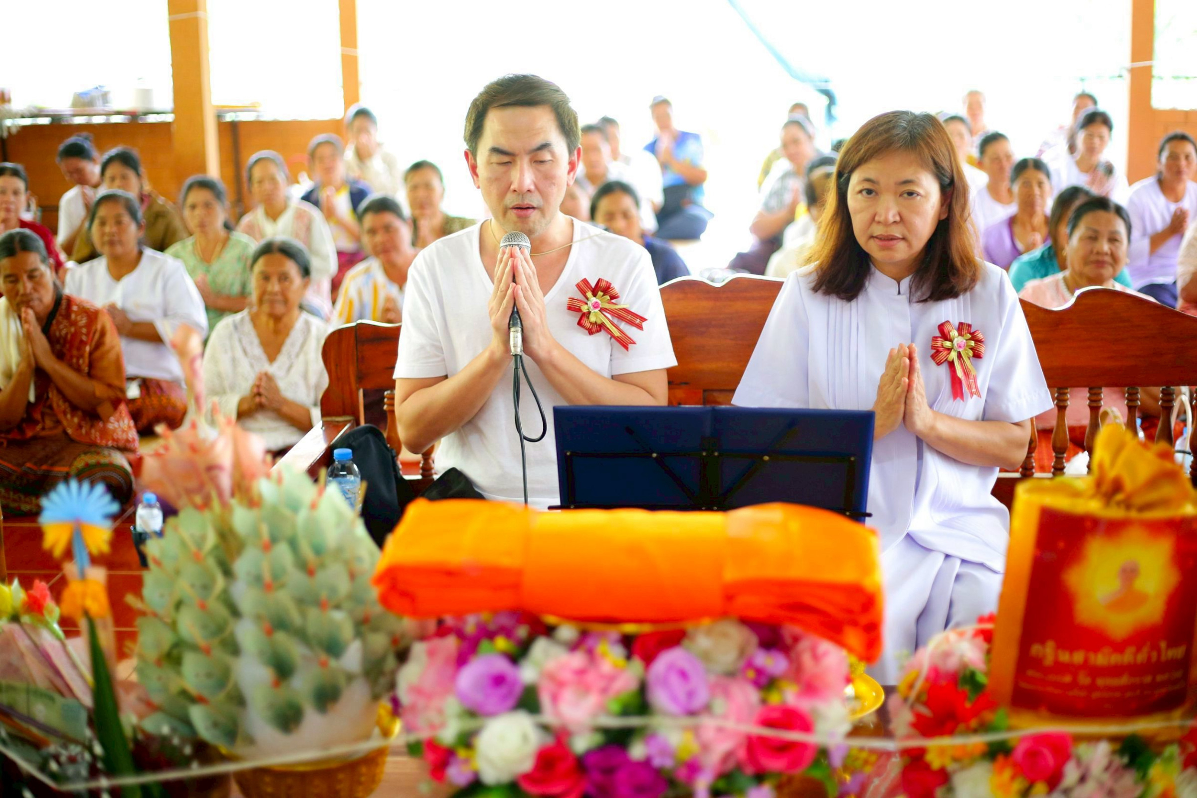 ภาพกล่าวคำถวายกฐินวัดภูลำดวน