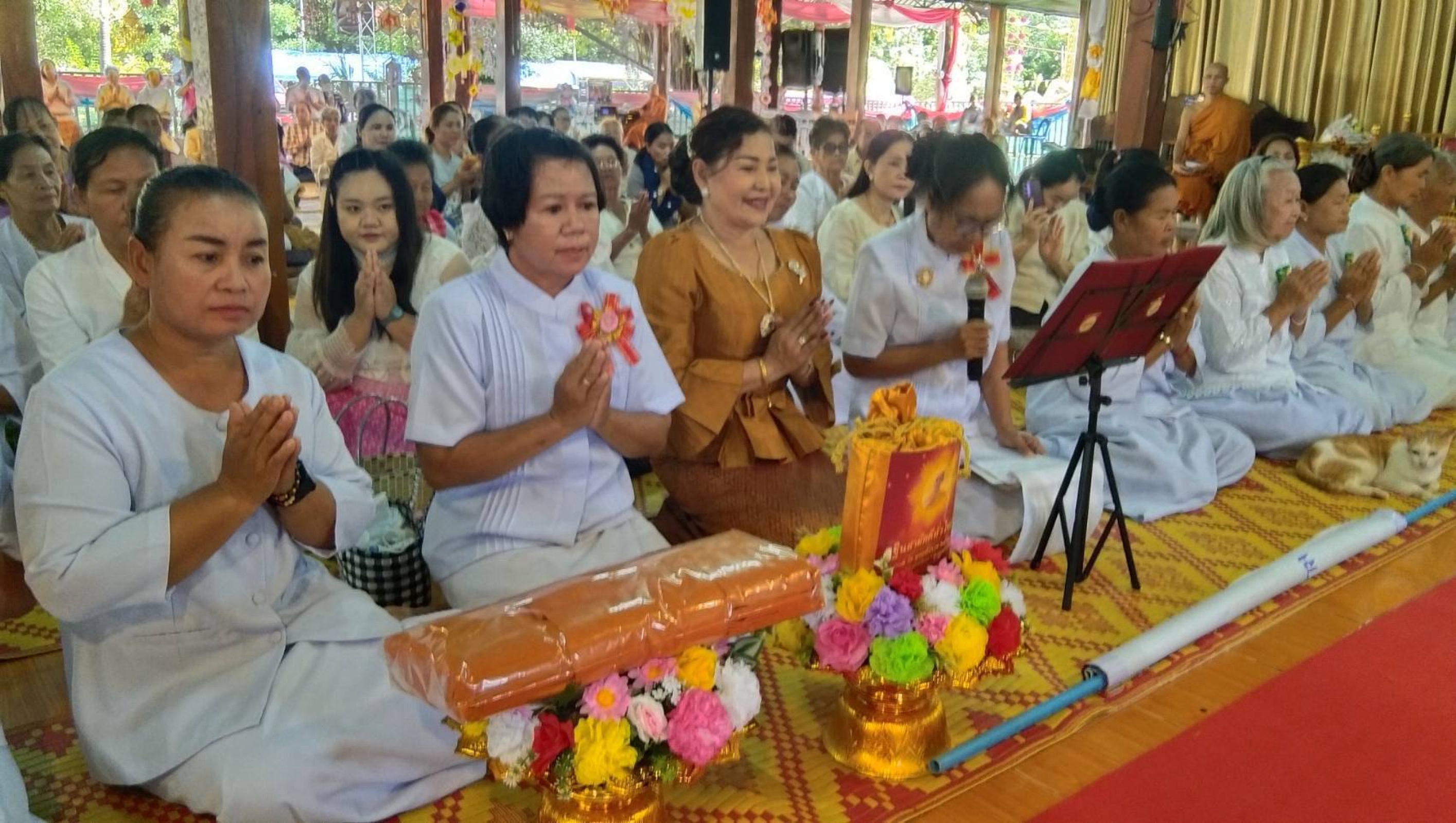 ภาพกล่าวคำถวายกฐินวัดมัคคาพัฒนาราม