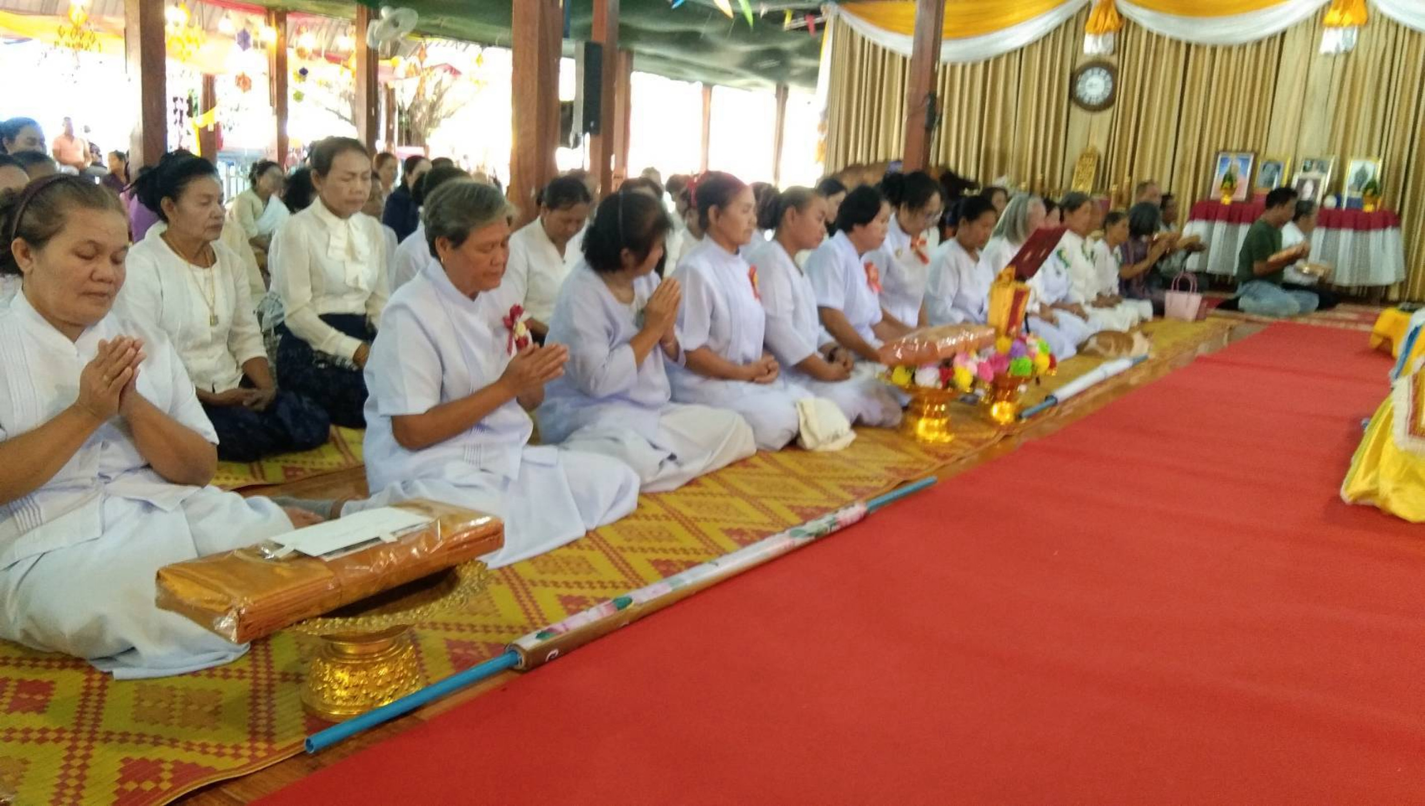 ภาพร่วมพิธีกรรมวัดมัคคาพัฒนาราม