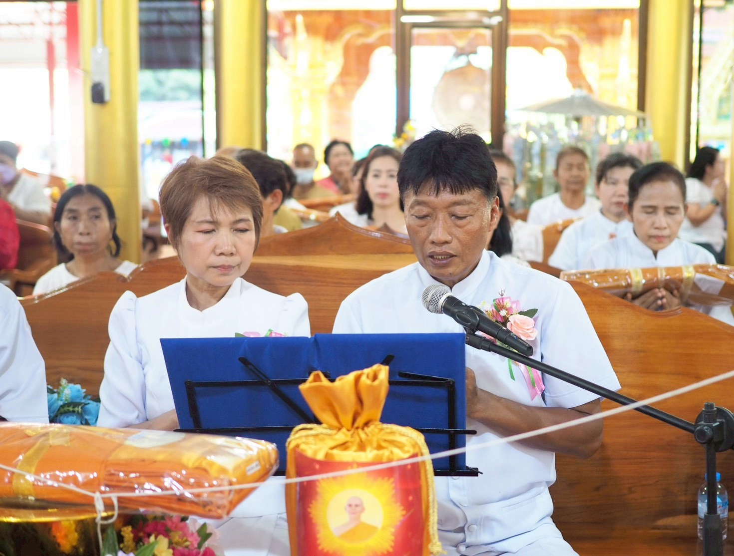 ภาพกล่าวคำถวายกฐินวัดท่ามะปราง