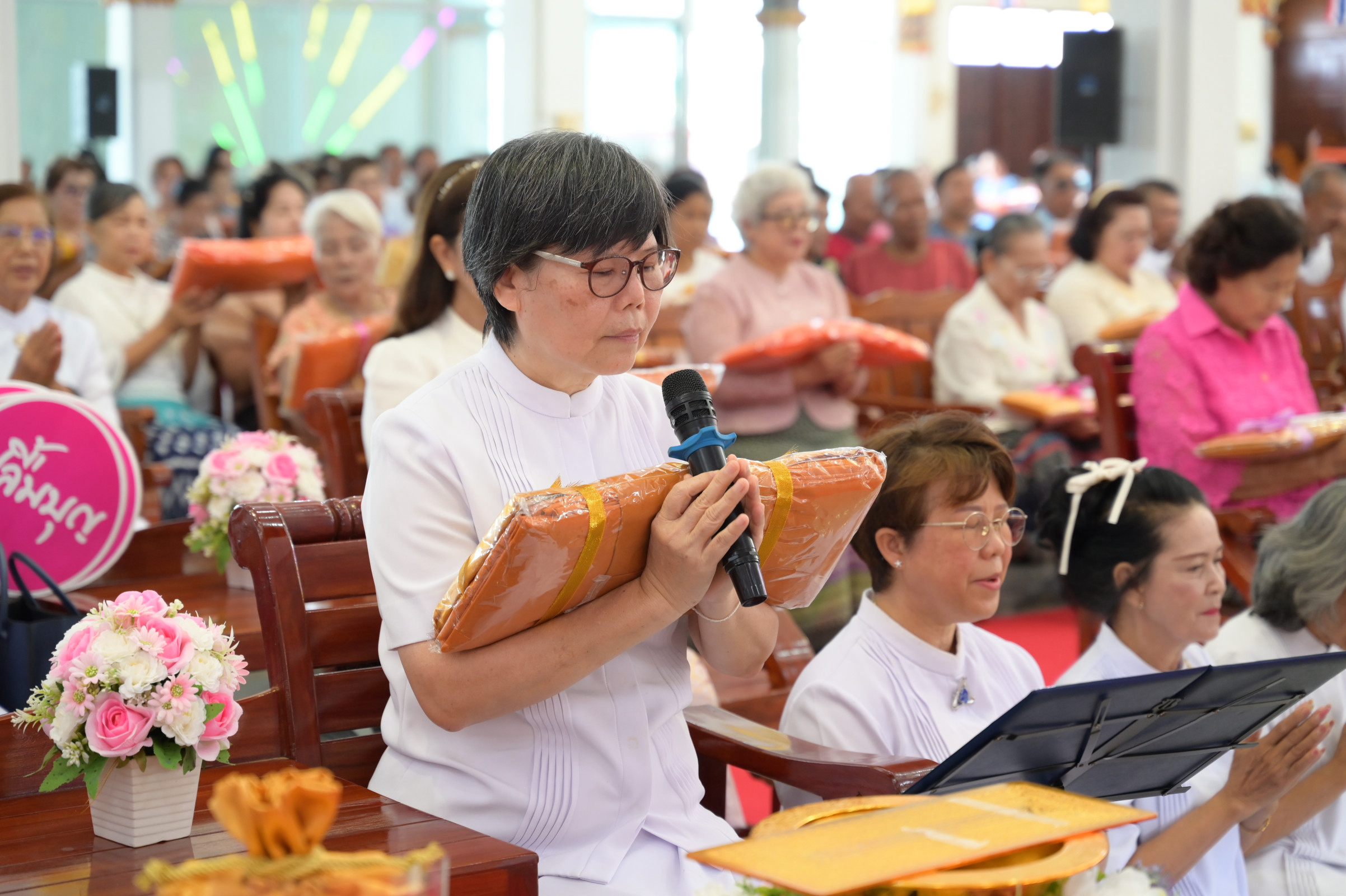 ภาพกล่าวคำถวายกฐินวัดในไร่