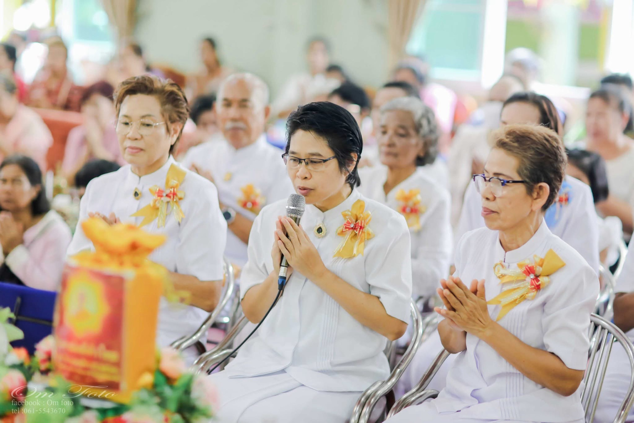 ภาพกล่าวคำถวายกฐินวัดโพธาราม