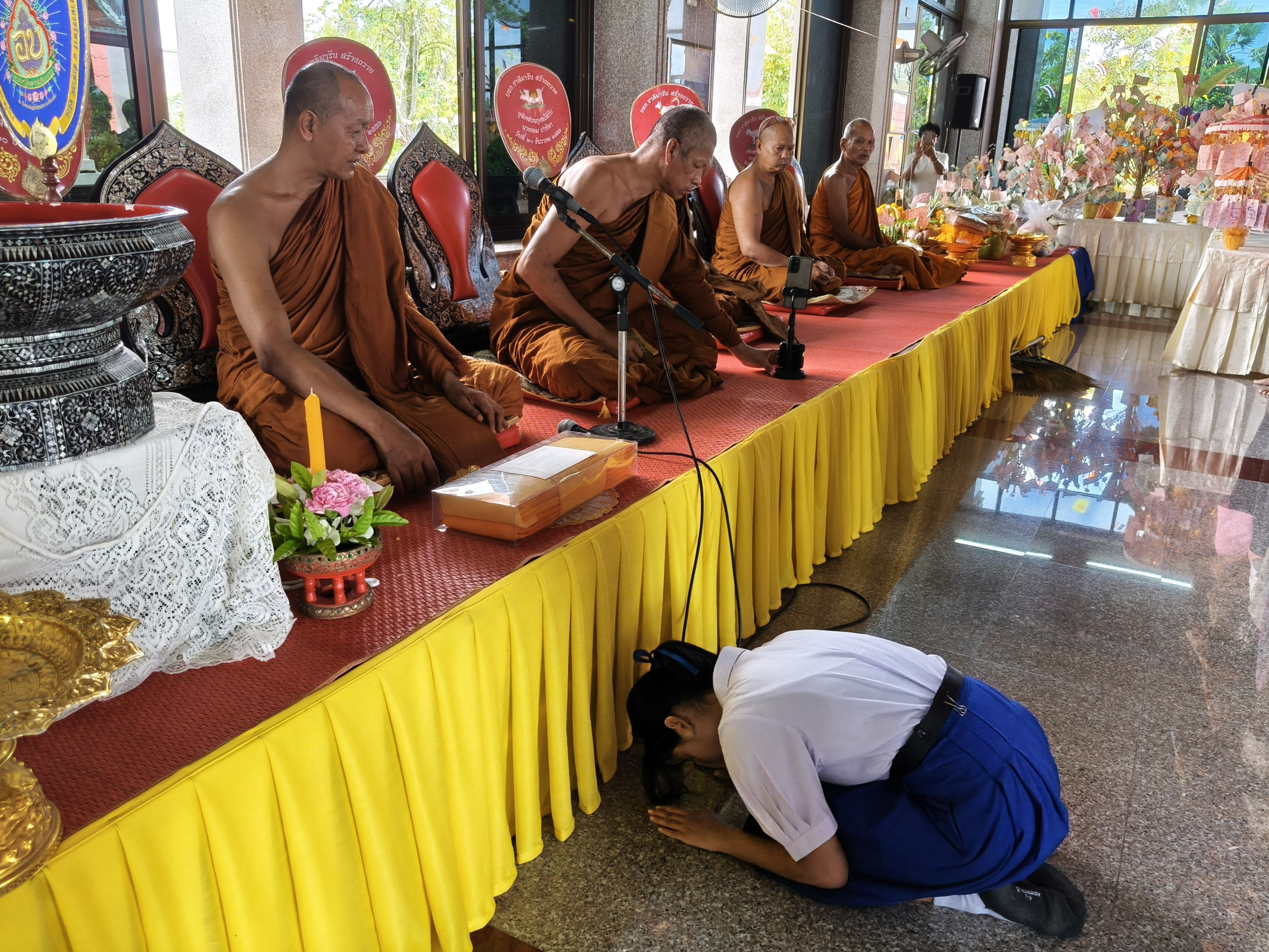 ภาพร่วมพิธีกรรมวัดธรรมประดิษฐ์