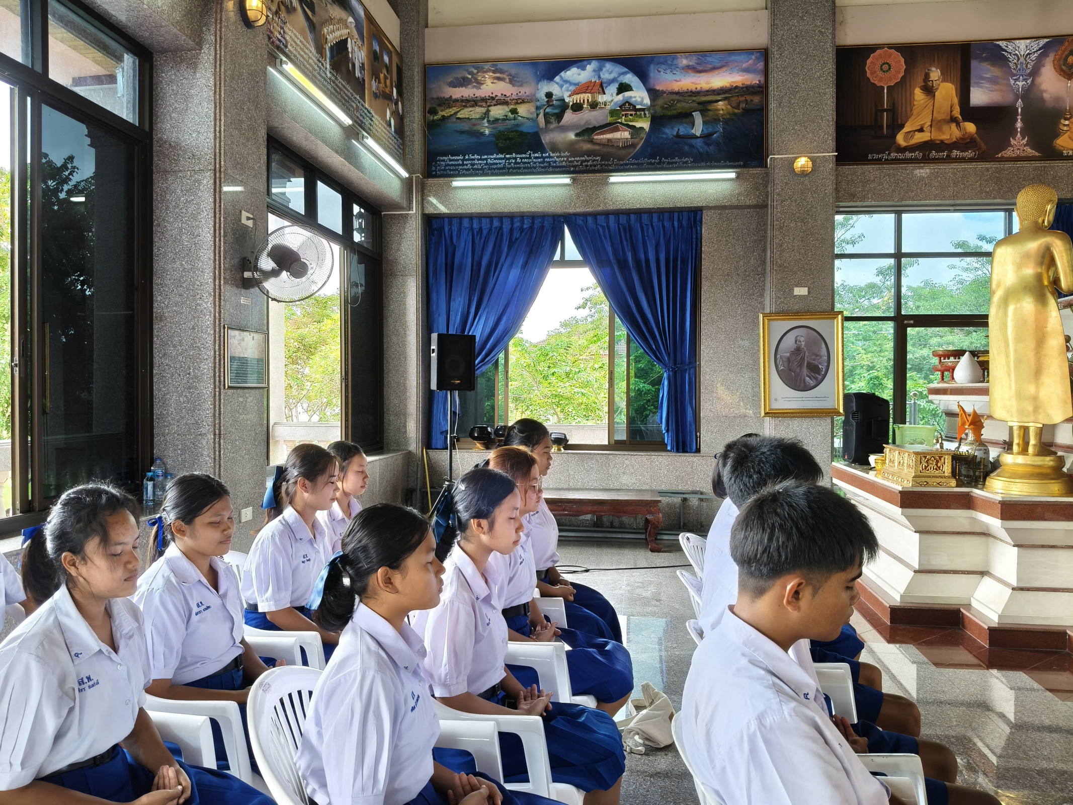 ภาพร่วมพิธีกรรมวัดธรรมประดิษฐ์