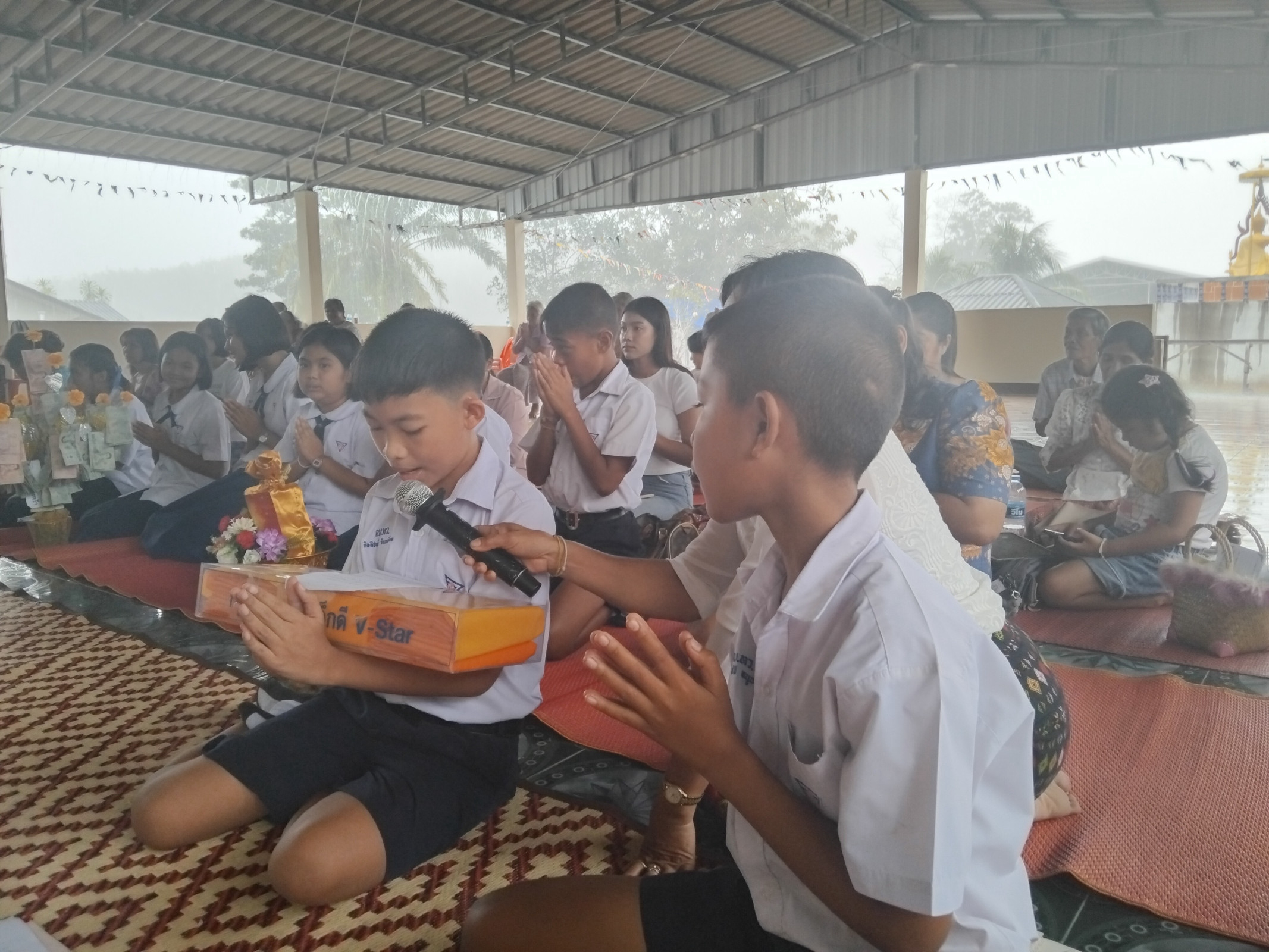 ภาพกล่าวคำถวายกฐินสำนักสงฆ์ขุมทรัพย์