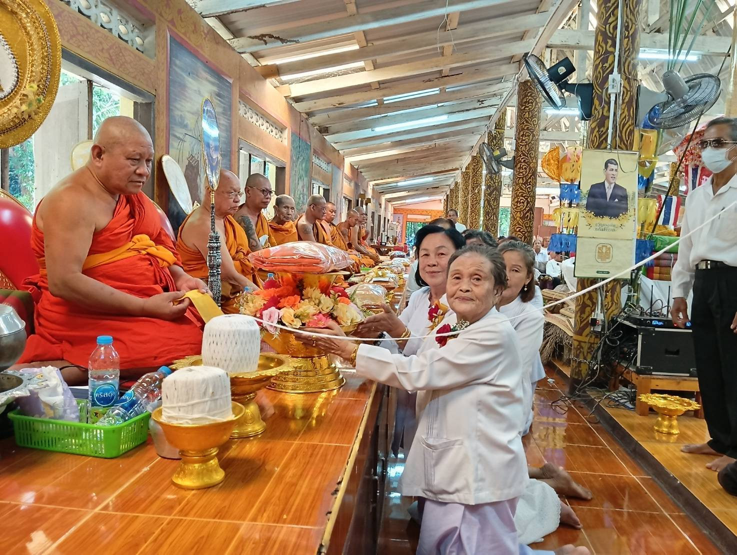 ภาพร่วมพิธีกรรมวัดเวียงเชียงรุ้ง