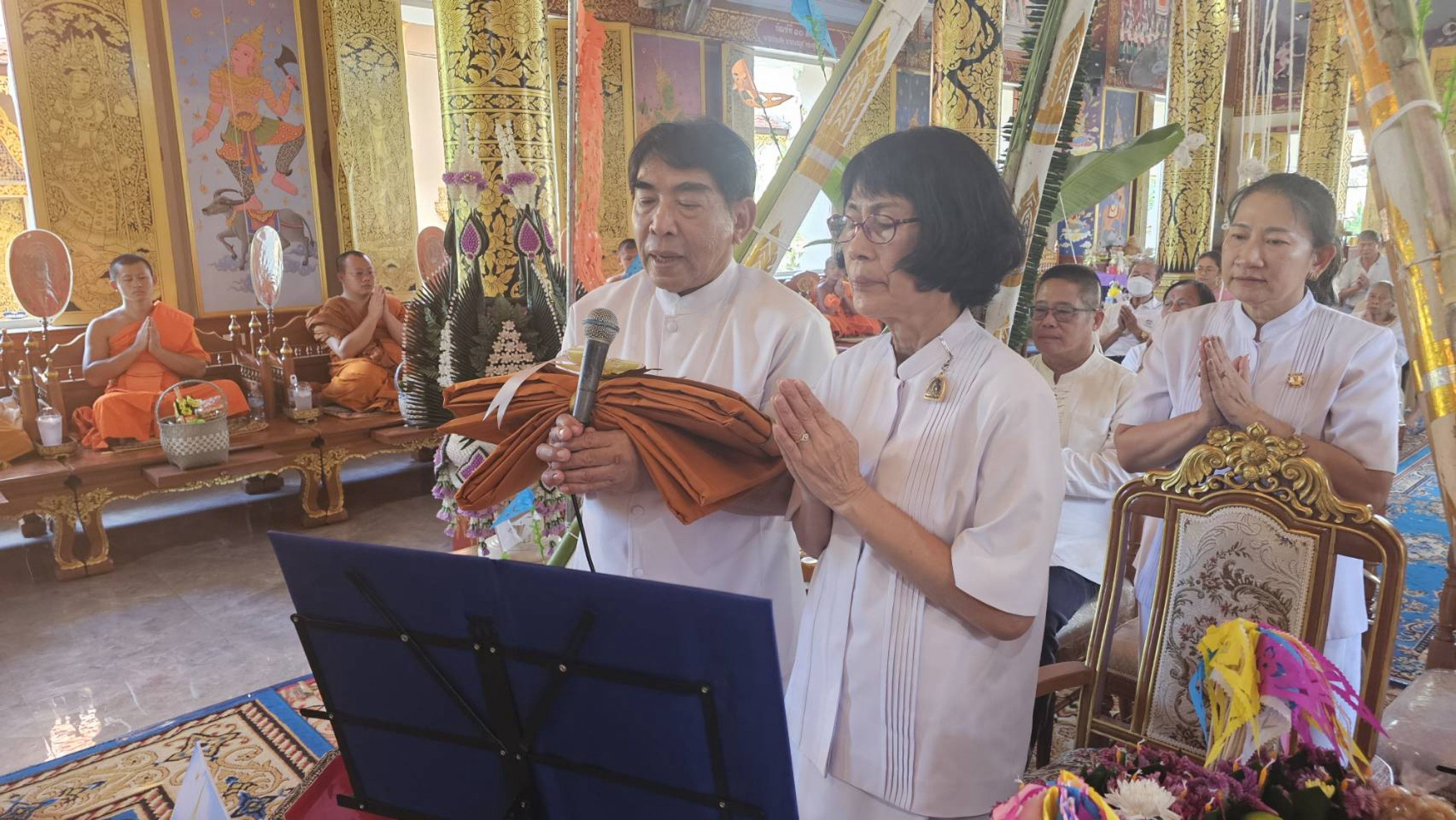 ภาพกล่าวคำถวายกฐินวัดบวกครกเหนือ