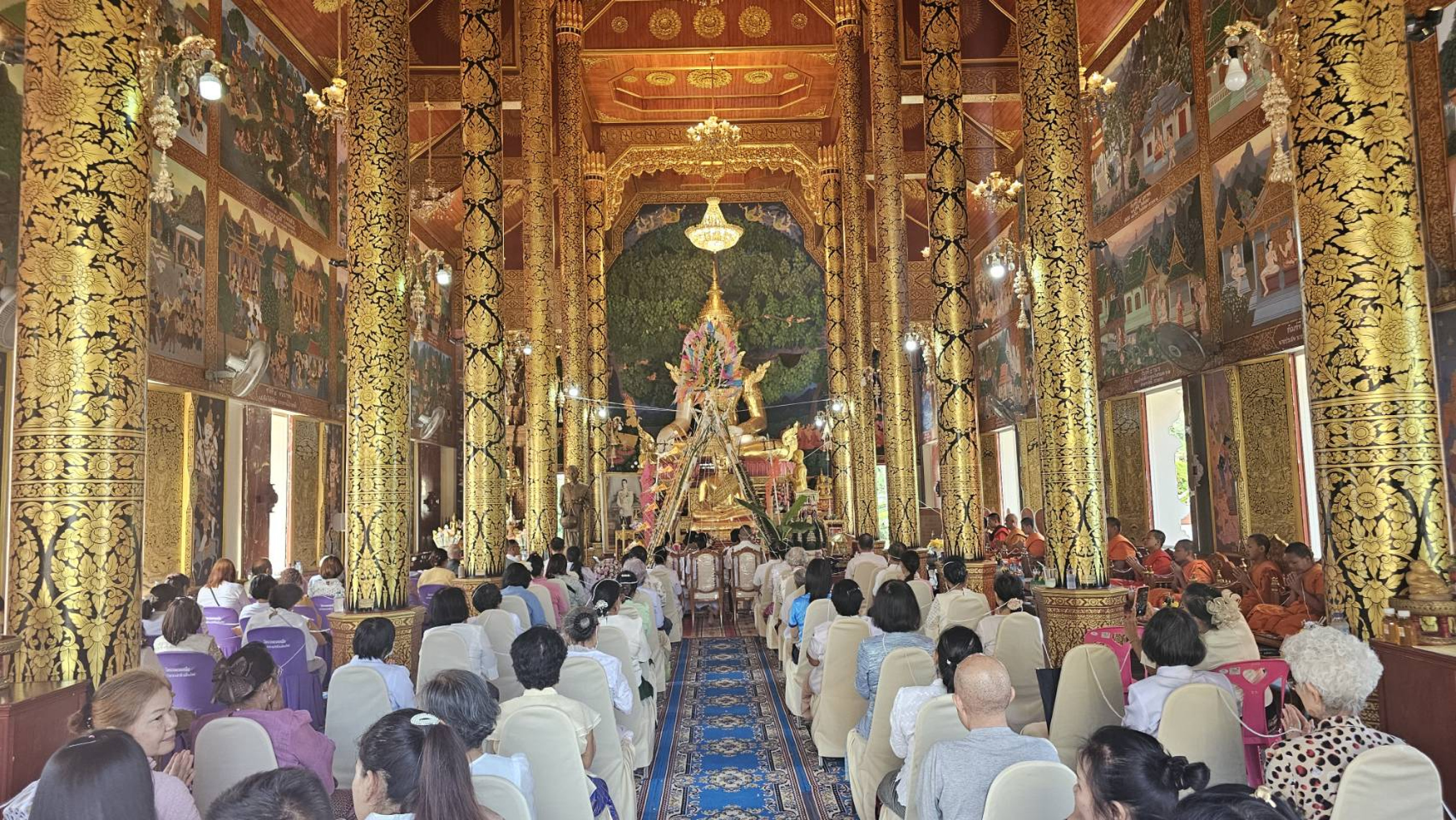 ภาพร่วมพิธีกรรมวัดบวกครกเหนือ