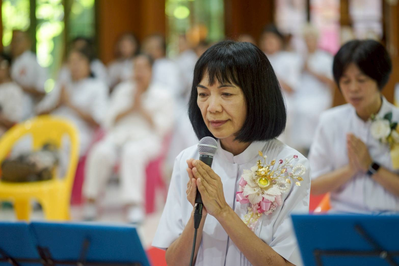 ภาพกล่าวคำถวายกฐินพุทธอุทยานพรรัตนะแพร่