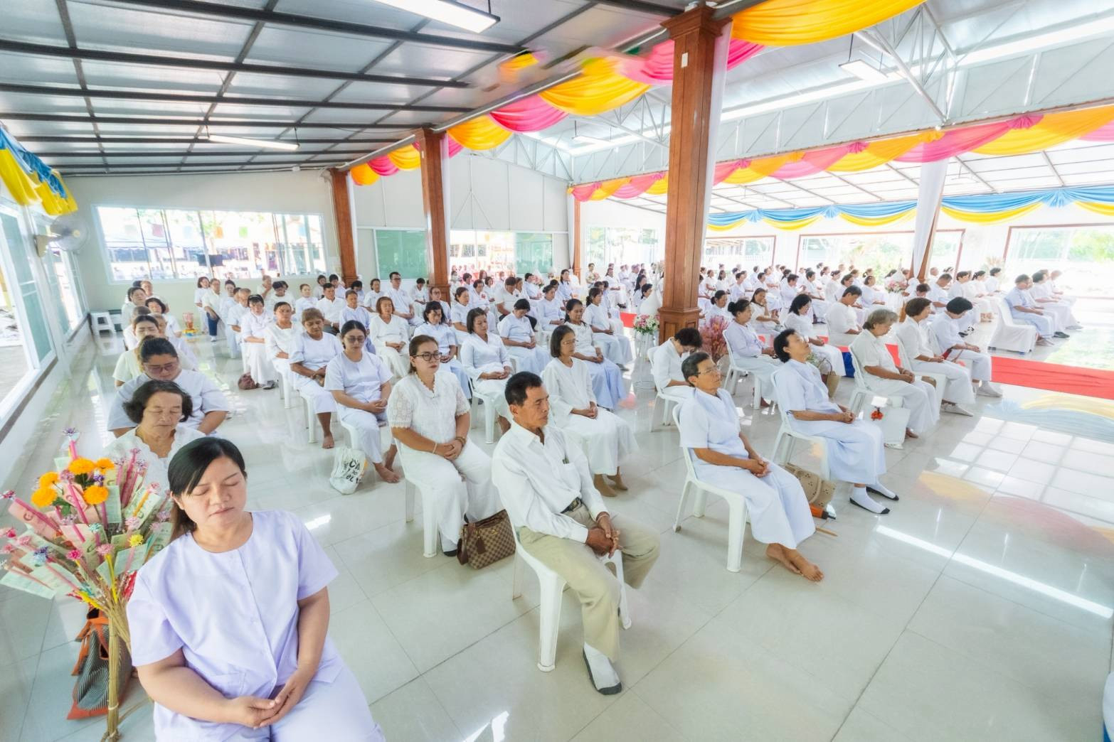 ภาพร่วมพิธีกรรมธุดงคสถานแพร่