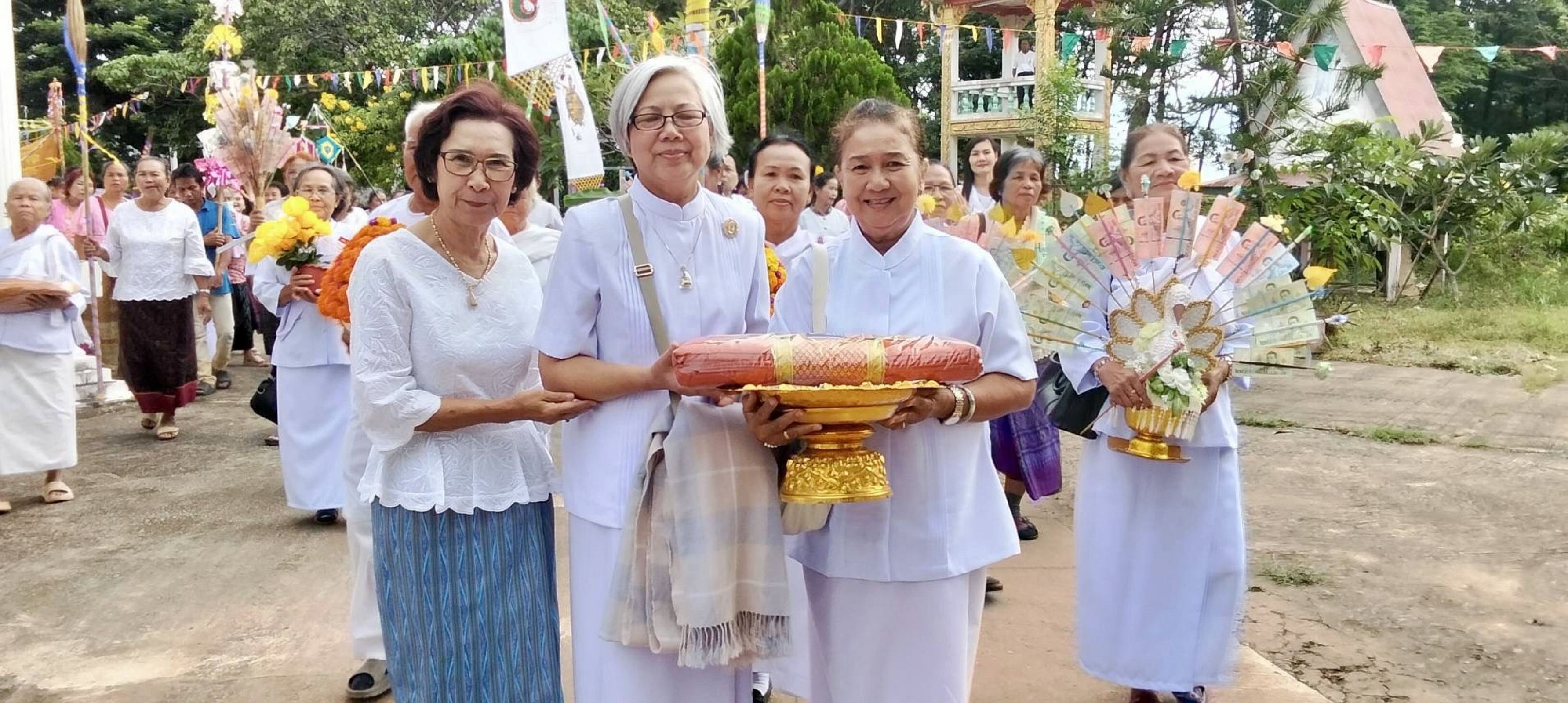 ภาพร่วมขบวนกฐินวัดจันทาธิวาส