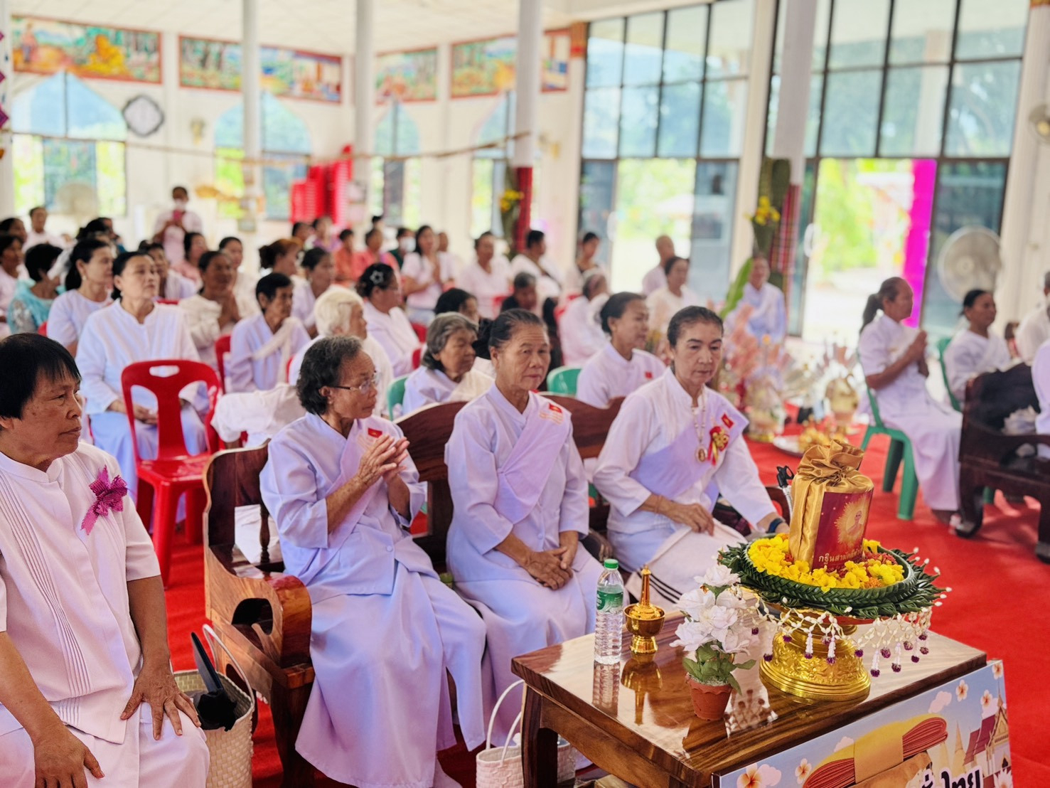 ภาพร่วมพิธีกรรมวัดจันทาธิวาส