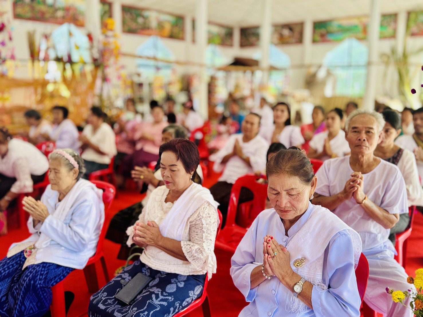 ภาพร่วมพิธีกรรมวัดจันทาธิวาส