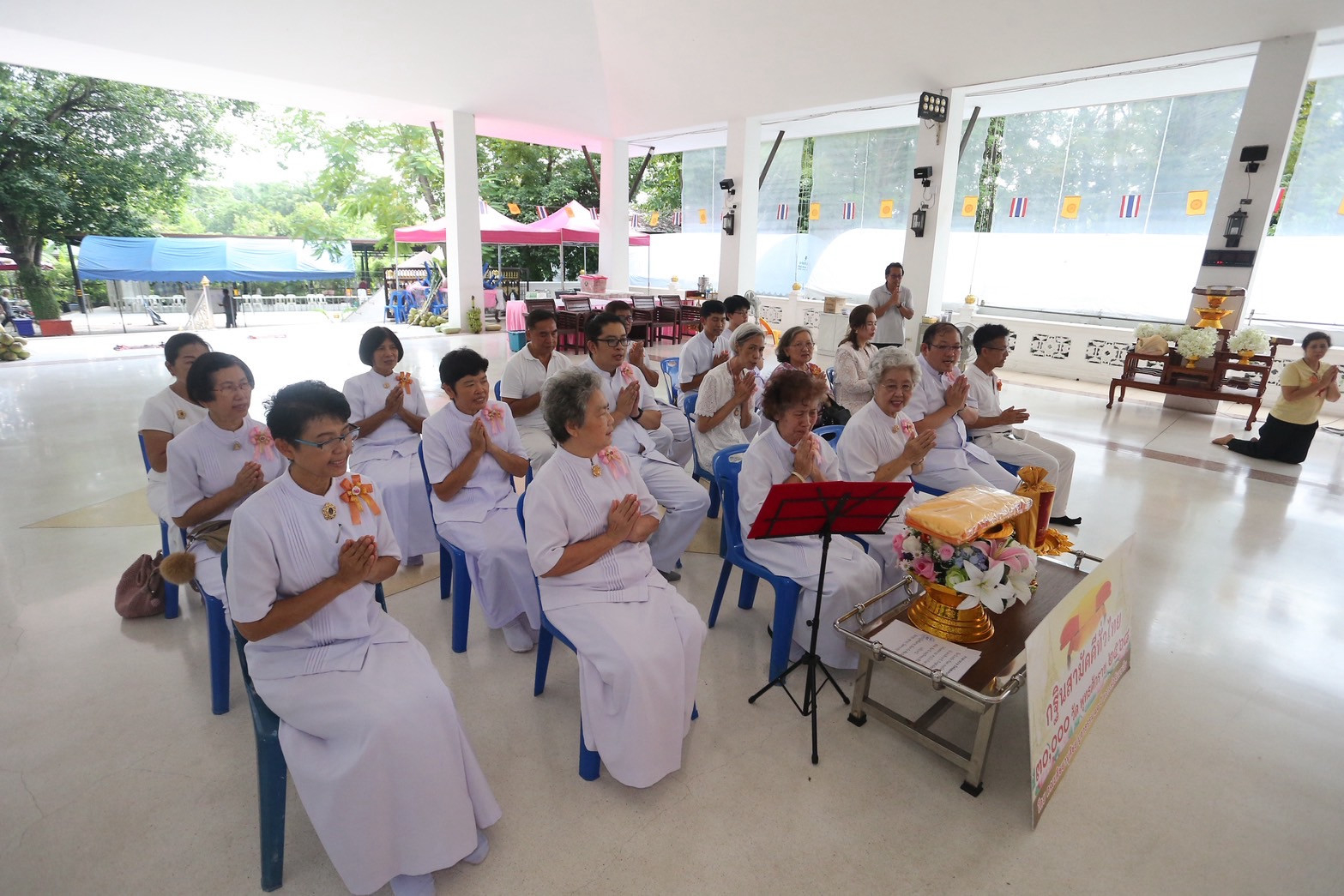 ภาพกล่าวคำถวายกฐินวัดอุดมธรรมวิมุตติ
