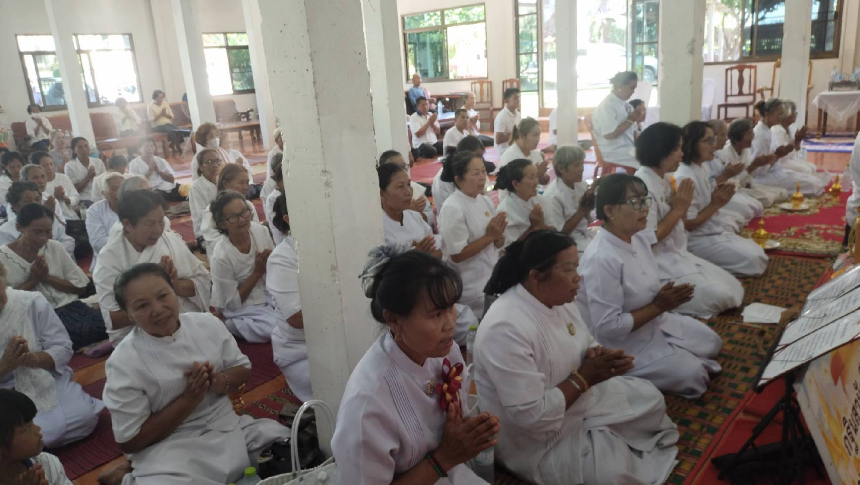 ภาพร่วมพิธีกรรมวัดชัยภูมิ