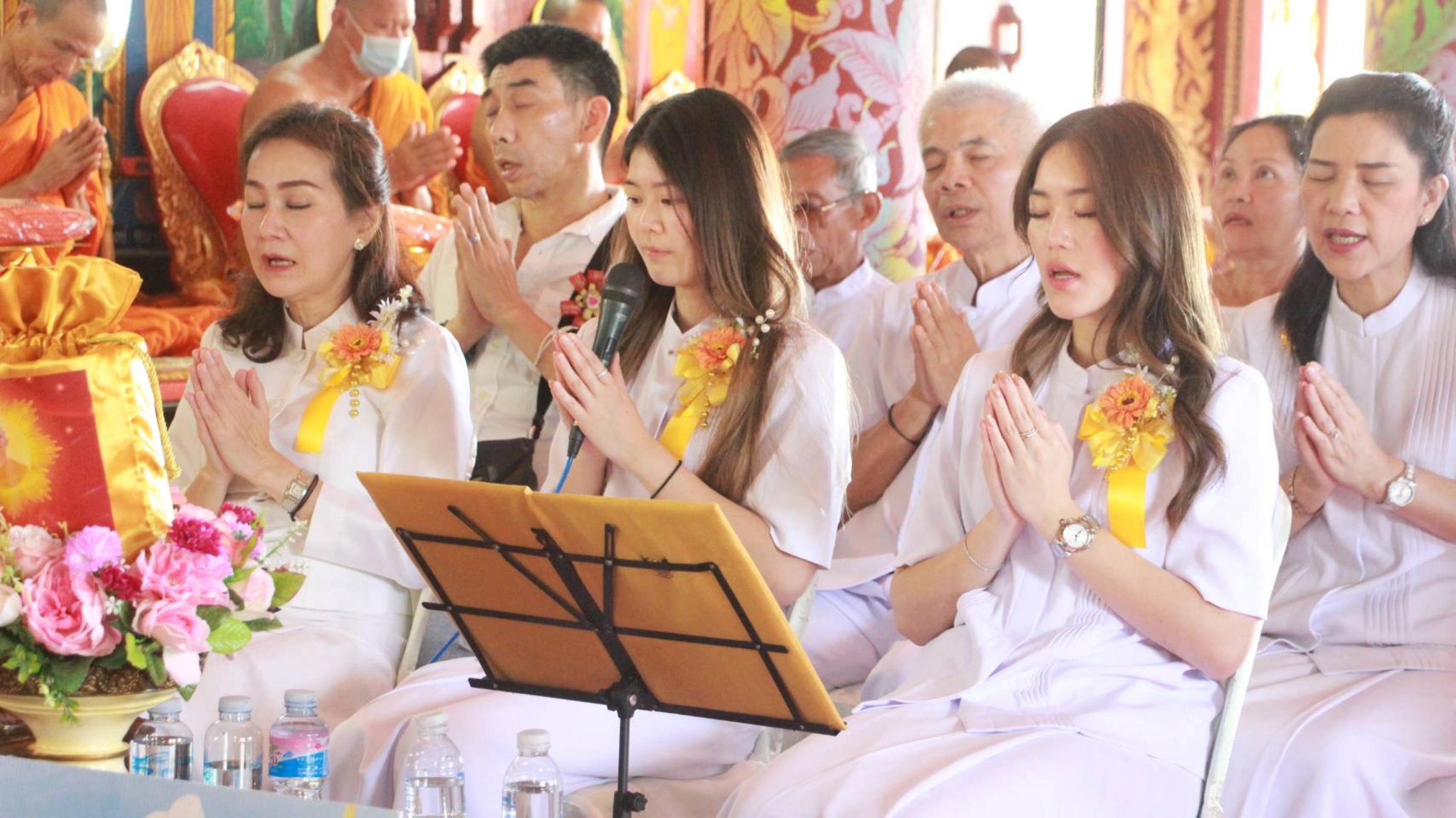 ภาพกล่าวคำถวายกฐินวัดอินทราราม