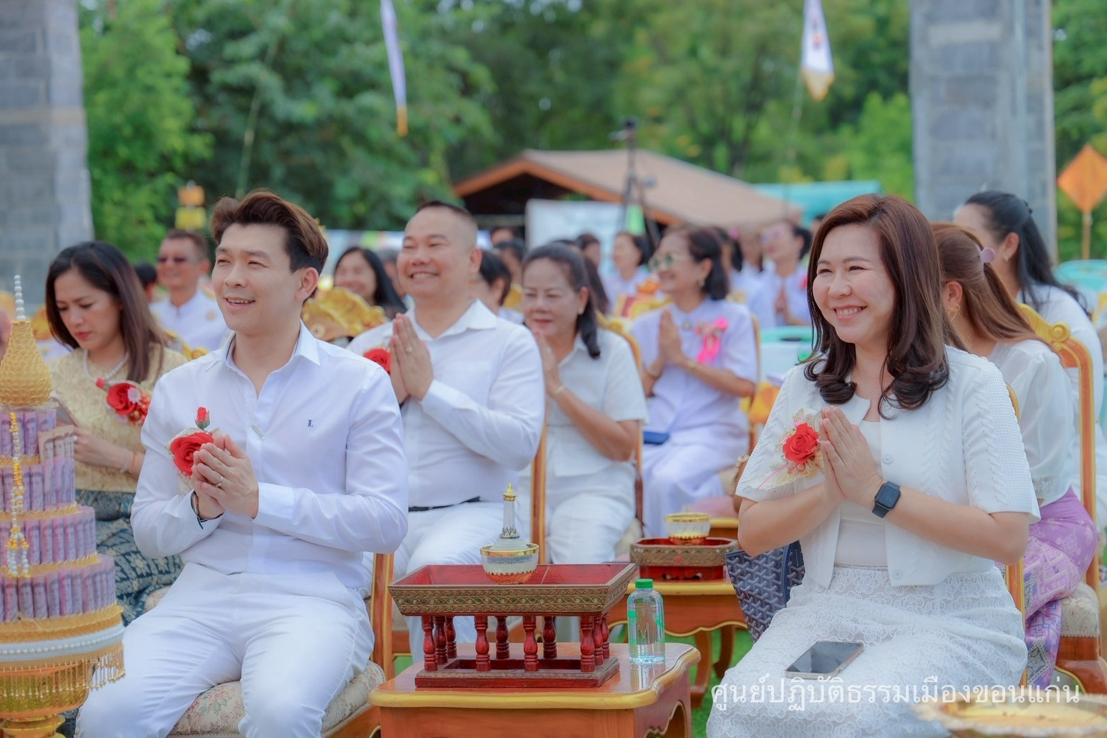 ภาพร่วมพิธีกรรมวัดศูนย์ปฏิบัติธรรมเมืองขอนแก่น