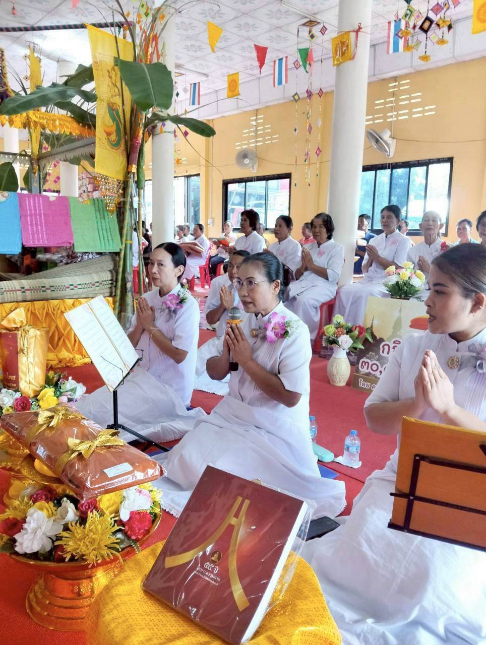 ภาพกล่าวคำถวายกฐินวัดใหม่พัฒนาหนองโก