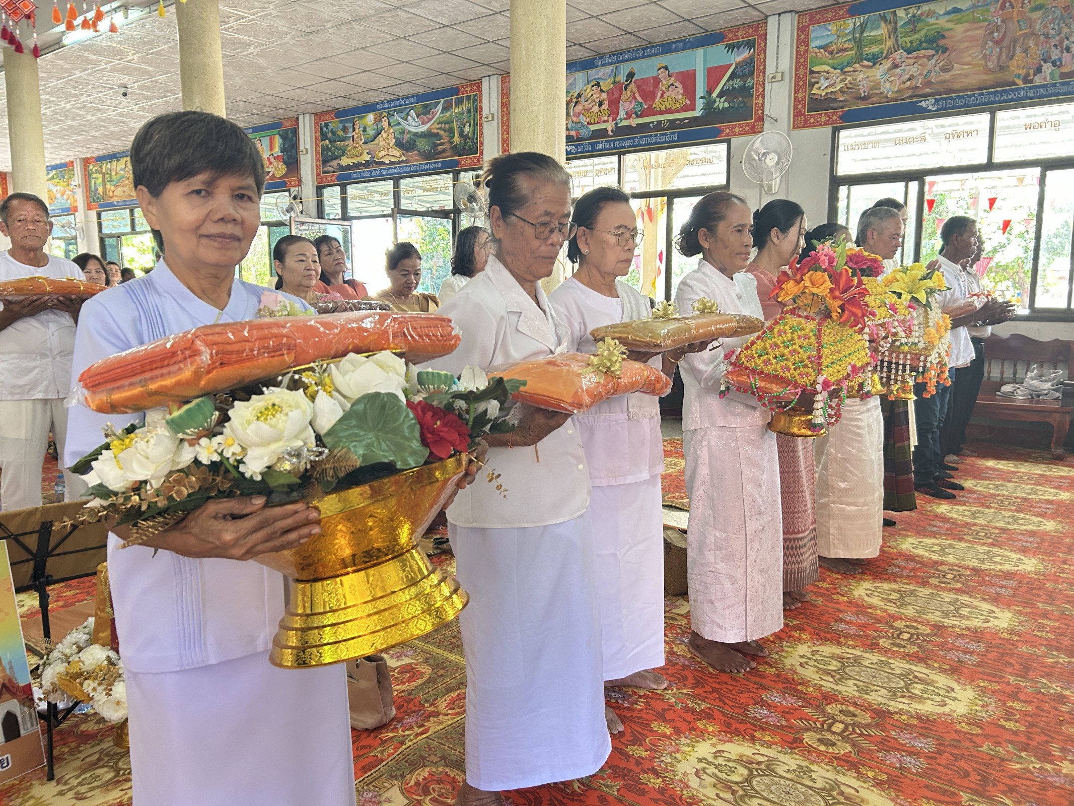 ภาพร่วมพิธีกรรมวัดบัวค้อ(บ้านบัวค้อ)