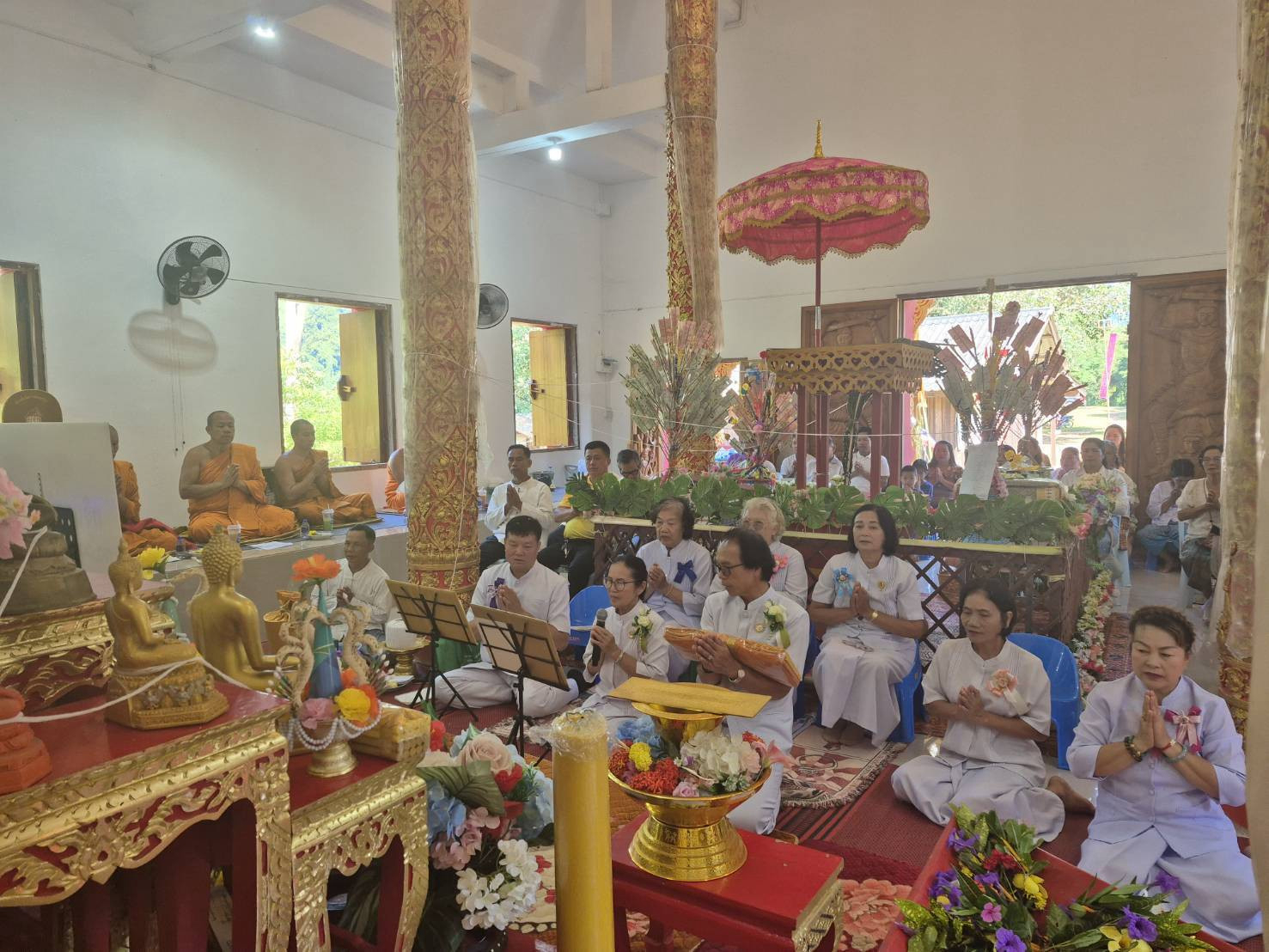 ภาพกล่าวคำถวายกฐินวัดปางปอ