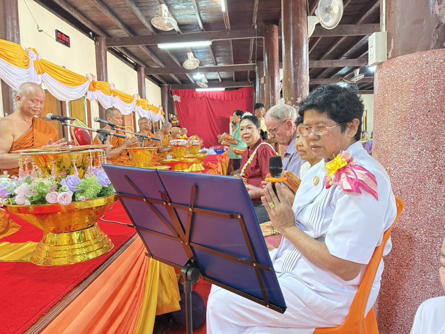 ภาพกล่าวคำถวายกฐินวัดห้วยสะแกราช