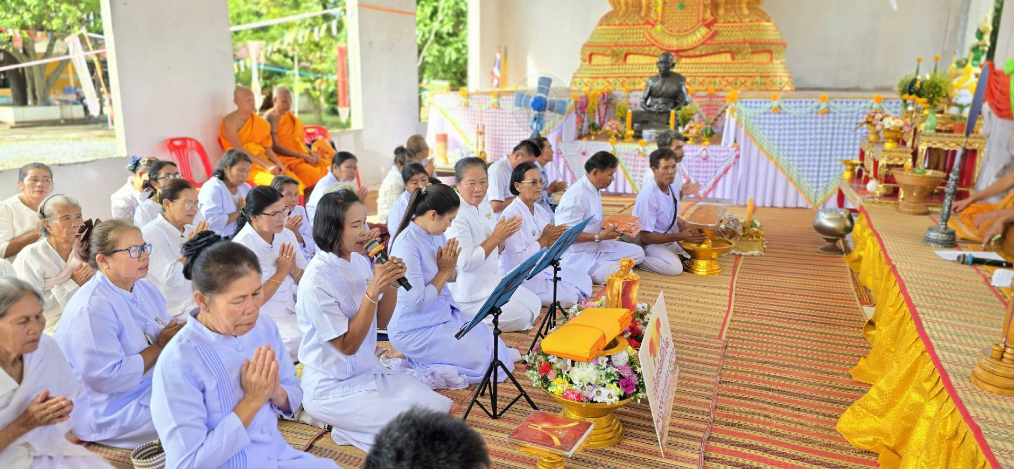 ภาพกล่าวคำถวายกฐินวัดอัมพวัน