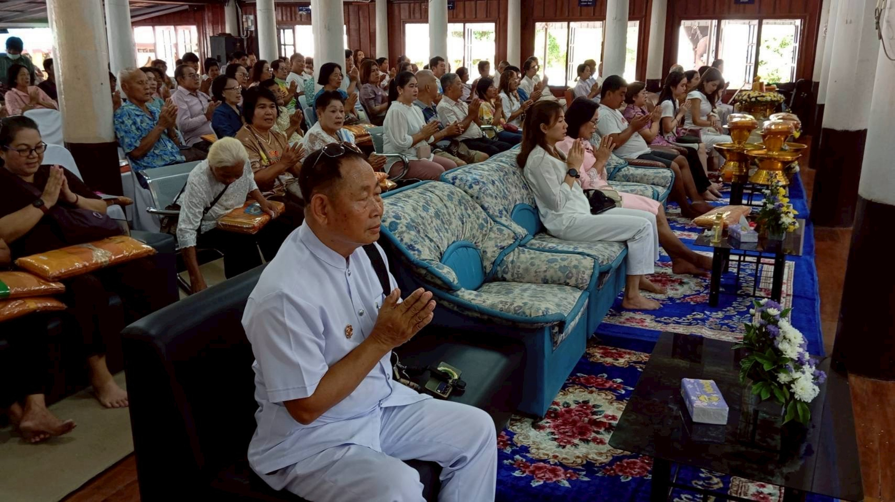 ภาพร่วมพิธีกรรมวัดโพธิ์สุทธาลัย