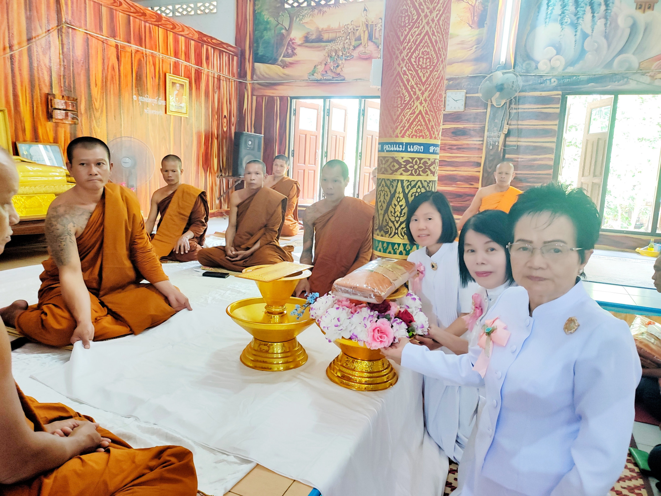 ภาพร่วมพิธีกรรมวัดชัยอุดม