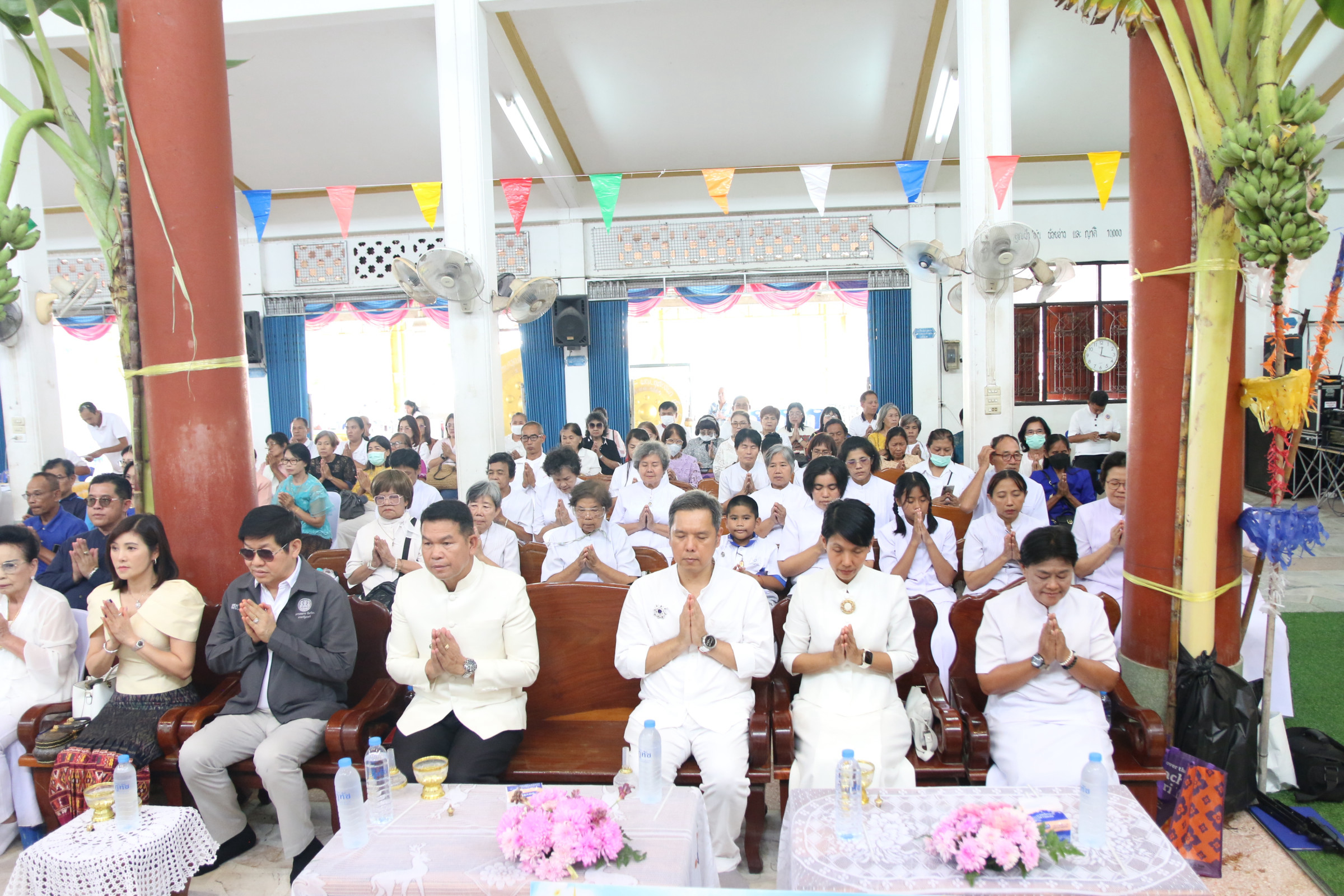 ภาพร่วมพิธีกรรมวัดป่าหวายทุ่ง