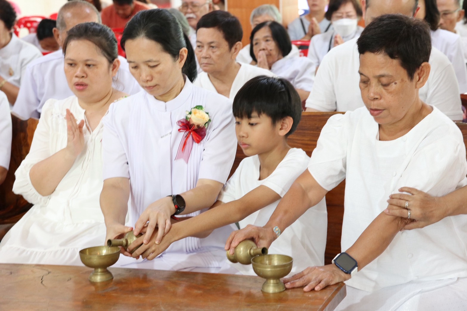 ภาพร่วมพิธีกรรมวัดบ้านบกน้อย