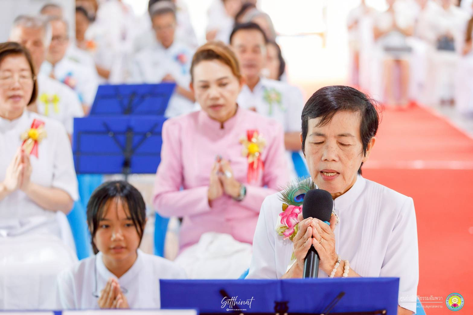 ภาพกล่าวคำถวายกฐินศูนย์ปฏิบัติธรรมอัมพวา