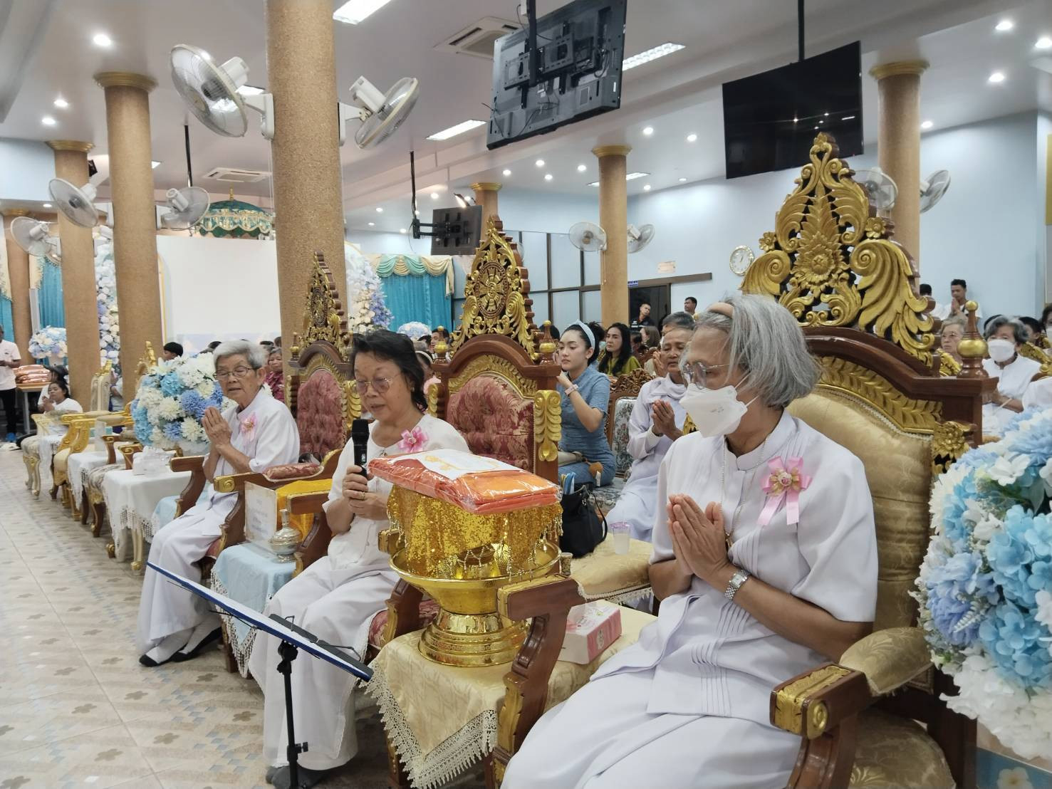 ภาพกล่าวคำถวายกฐินวัดเทพประสิทธ์คณาวาส